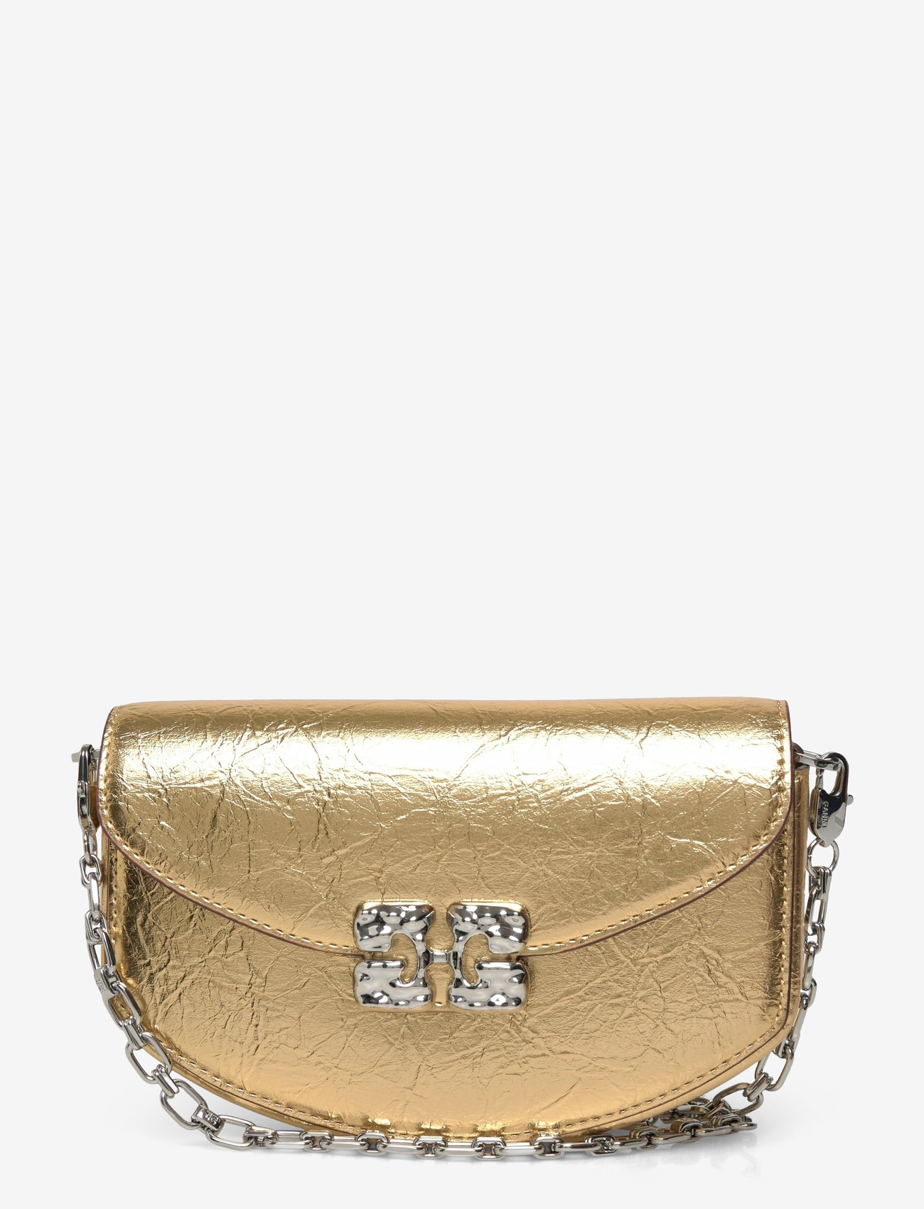 Ganni - Lulu Wallet On Chain - punge - gold - 0