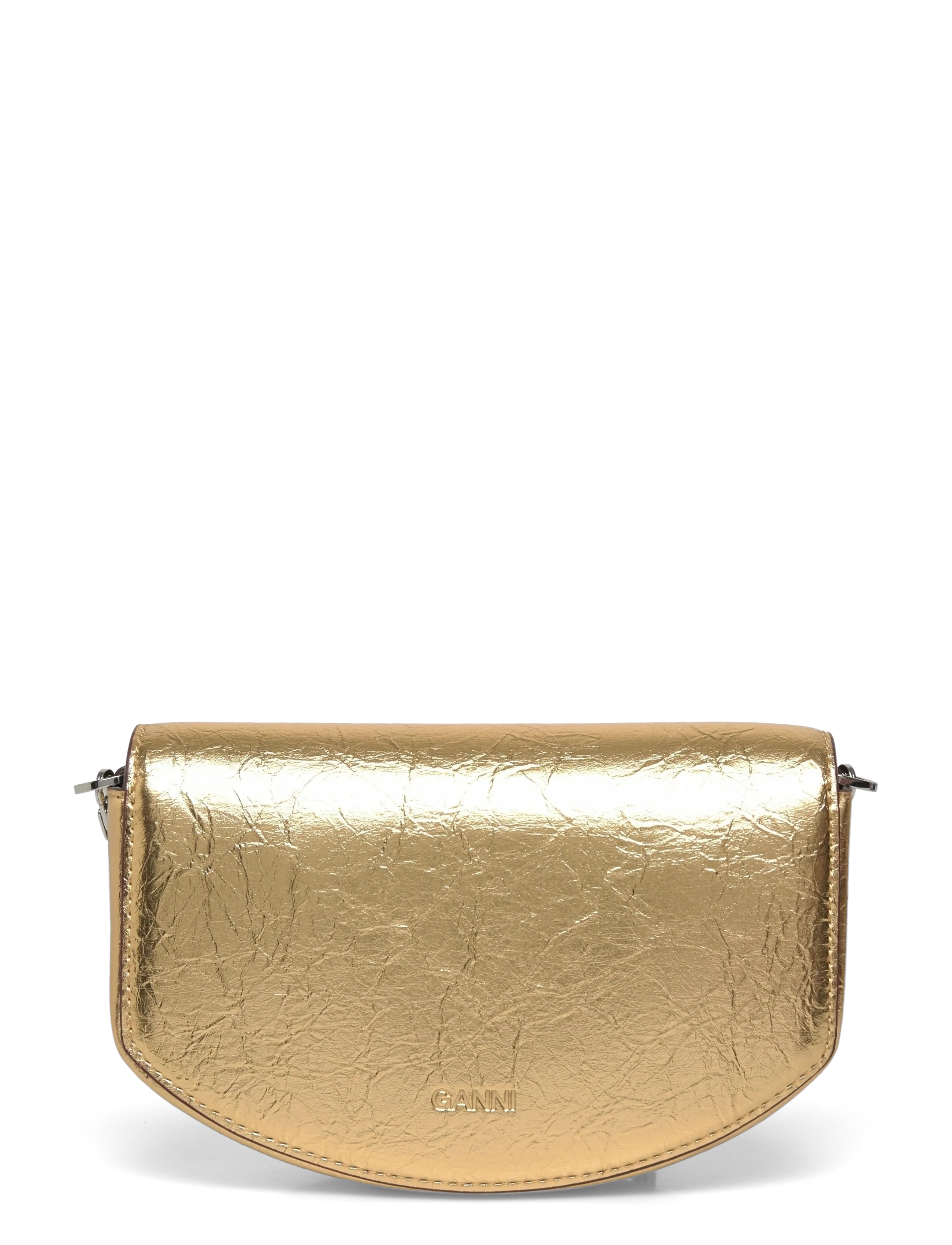 Ganni - Lulu Wallet On Chain - portemonnaies - gold - 1