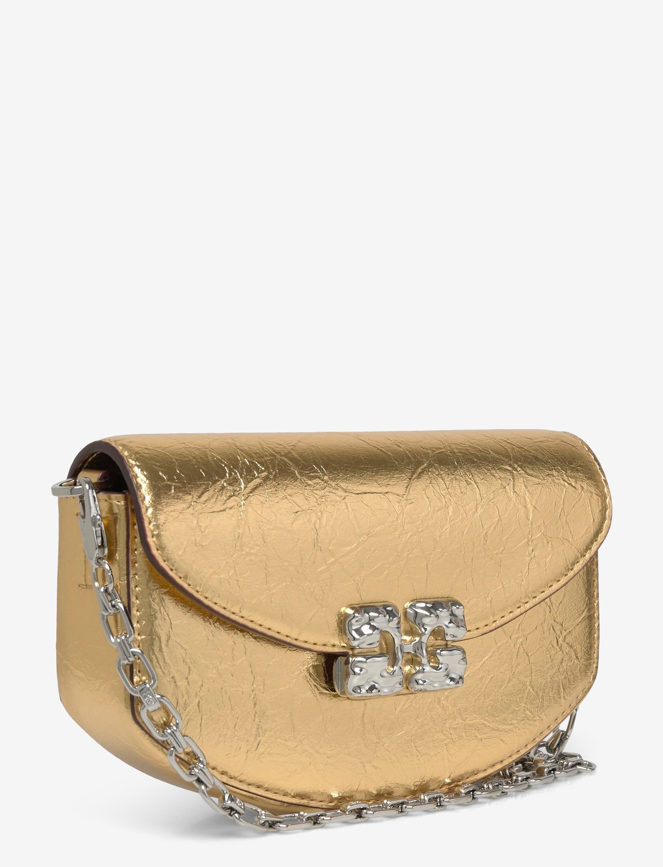 Ganni - Lulu Wallet On Chain - punge - gold - 2