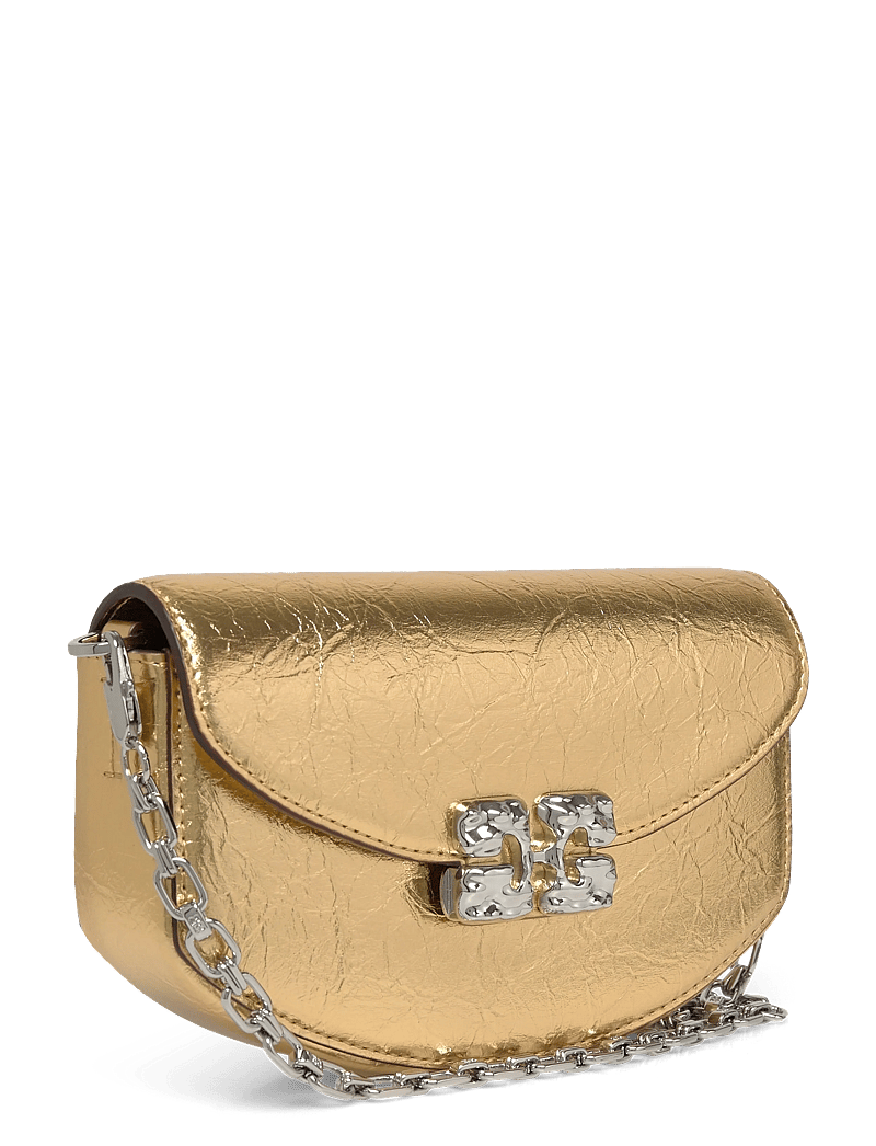 Ganni - Lulu Wallet On Chain - punge - gold - 2