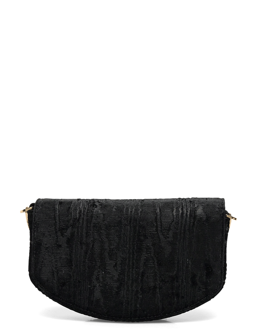 Ganni - Lulu wallet on a chain - punge - black - 1