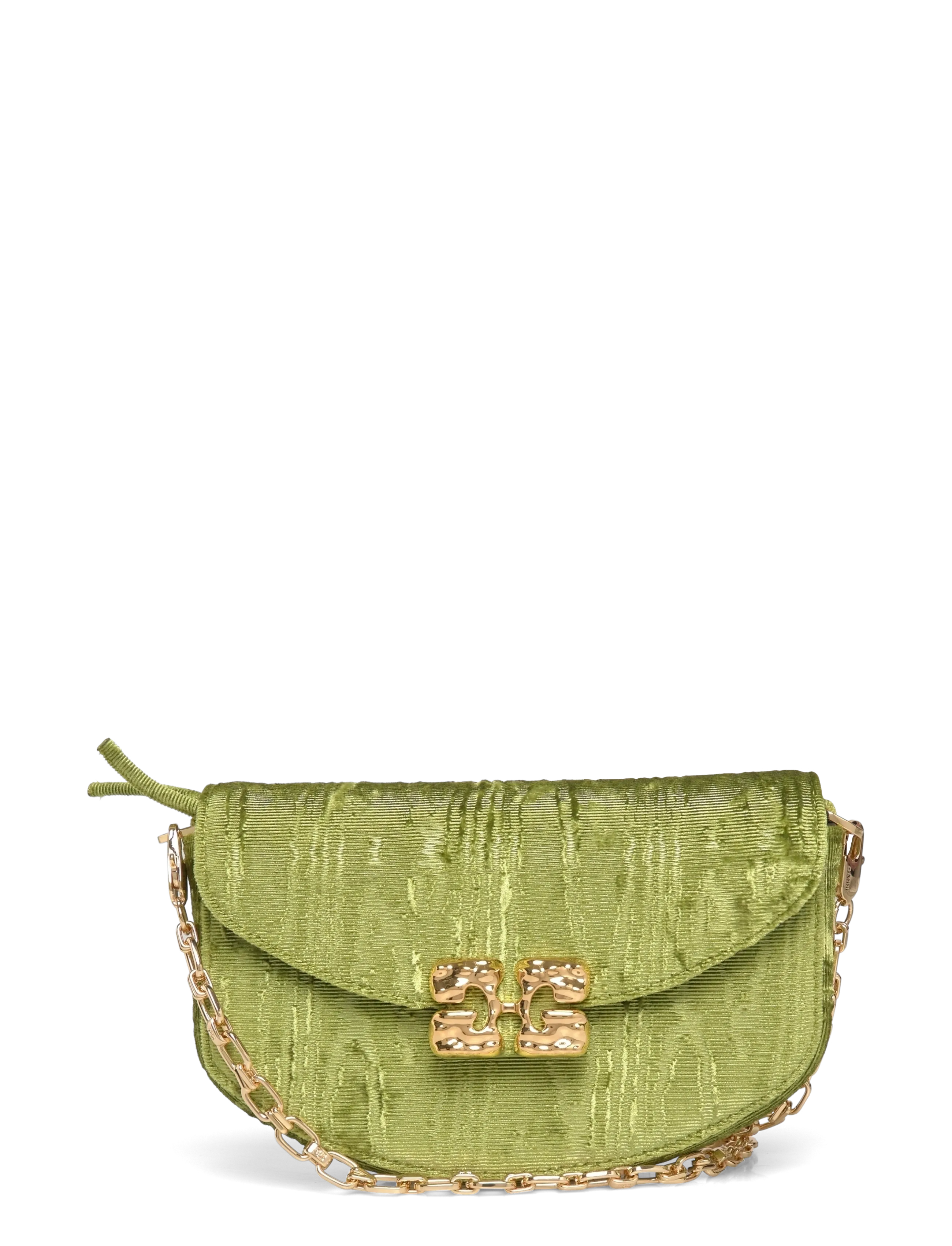 Ganni Lulu Wallet On Chain Bag, One Size, Card Holders & Wallets, Grün - Frauen