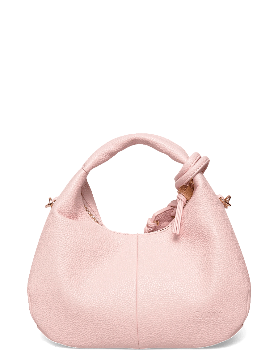Ganni - Hobo Mini Grained - særlige begivenheder - pink - 1