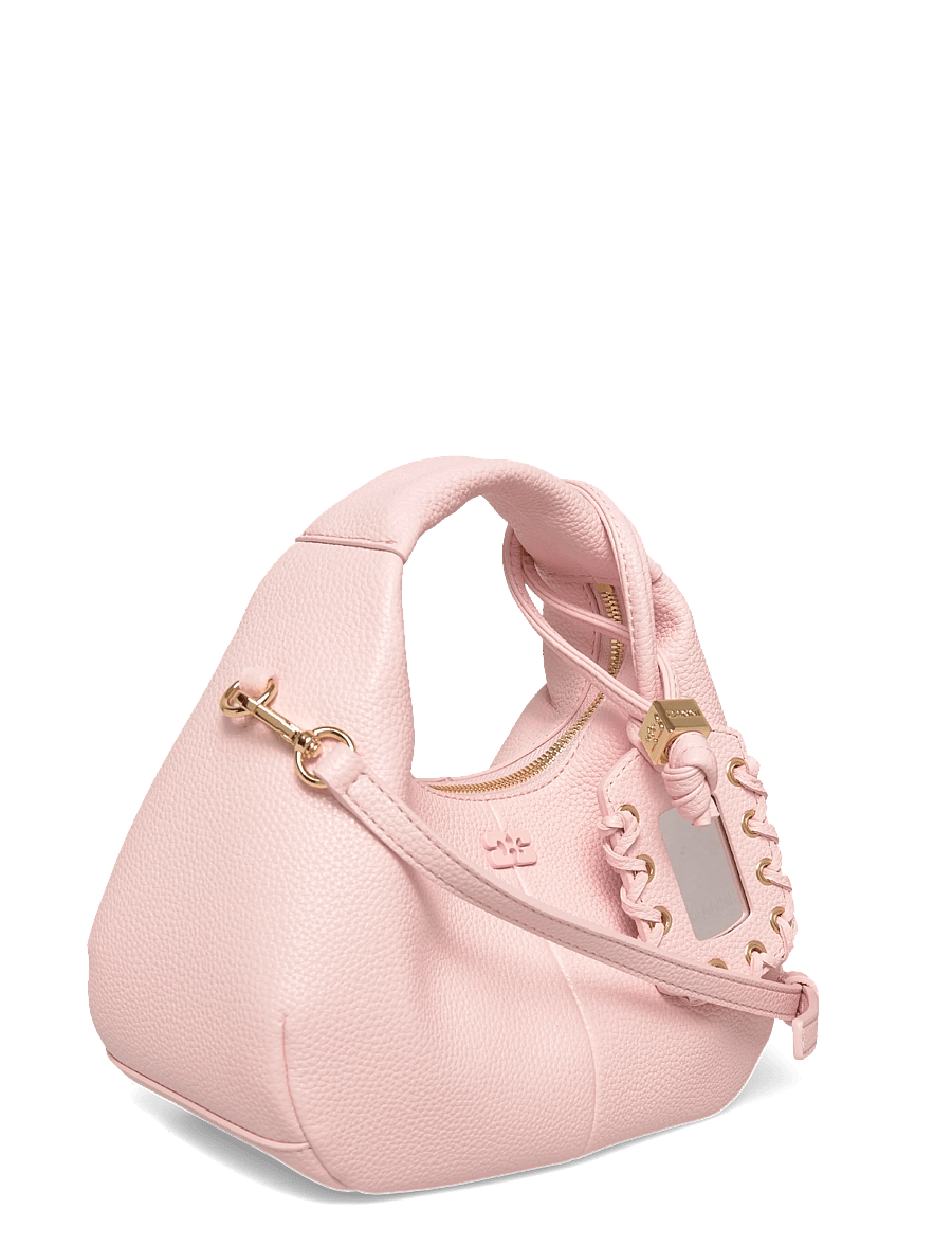 Ganni - Hobo Mini Grained - særlige begivenheder - pink - 2