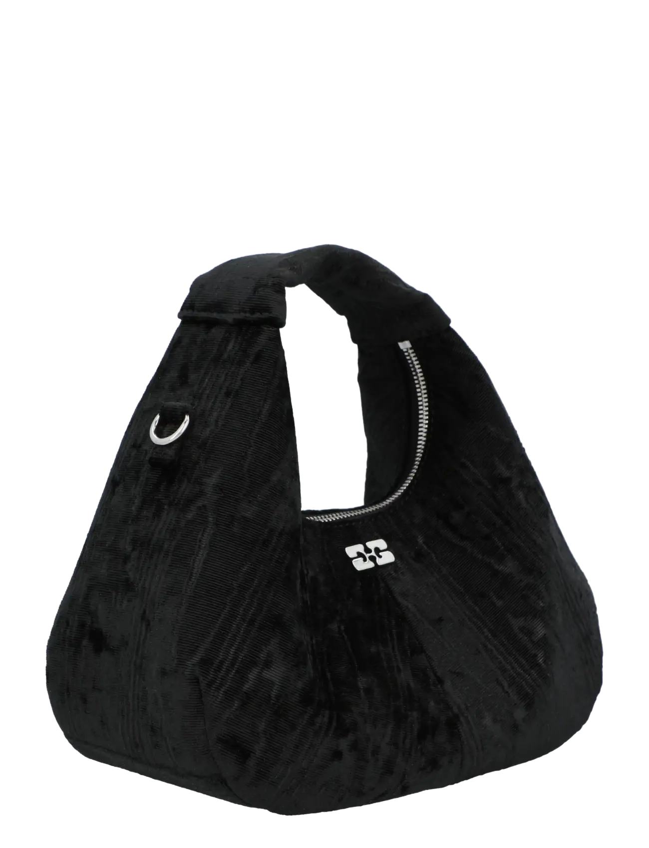 Ganni - Mini Hobo Bag - black - 1