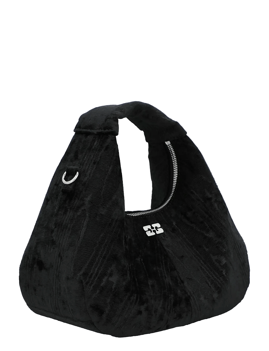 Ganni - Mini Hobo Bag - black - 1