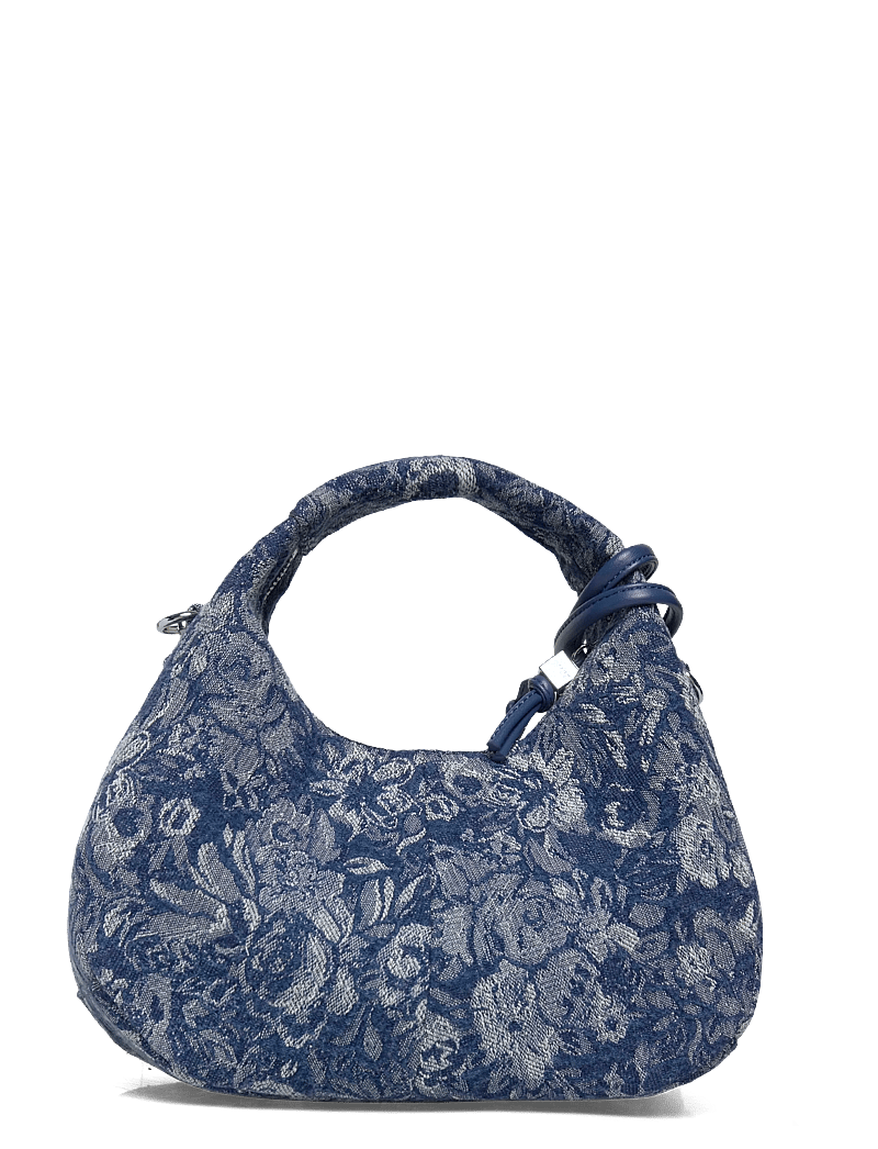 Ganni - Tapestry Denim Hobo Bag - særlige begivenheder - blue - 1