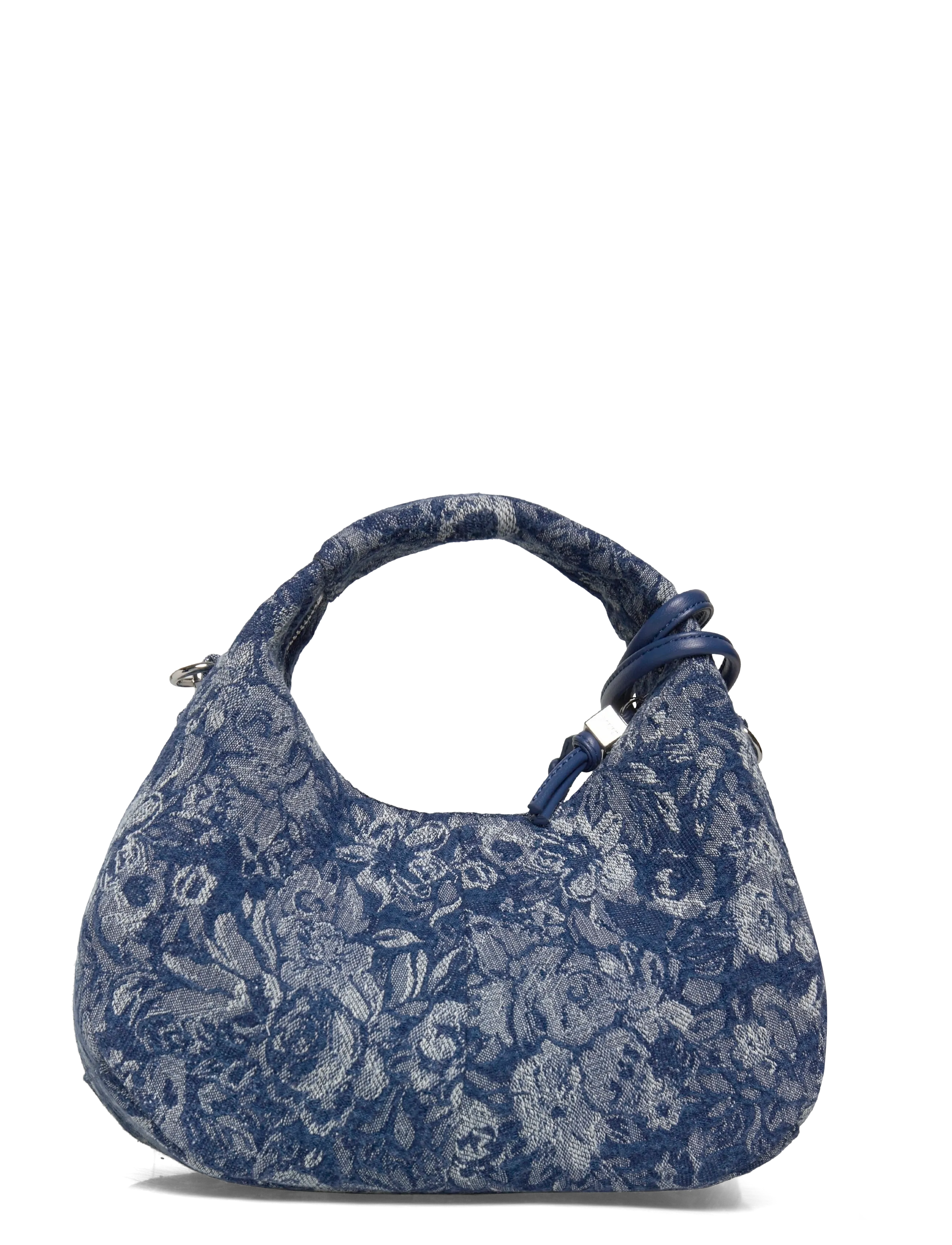 Ganni - Tapestry Denim Hobo Bag - besondere anlässe - blue - 1
