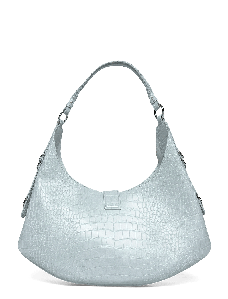 Ganni - Kat Small Croco - schultertaschen - blue - 1
