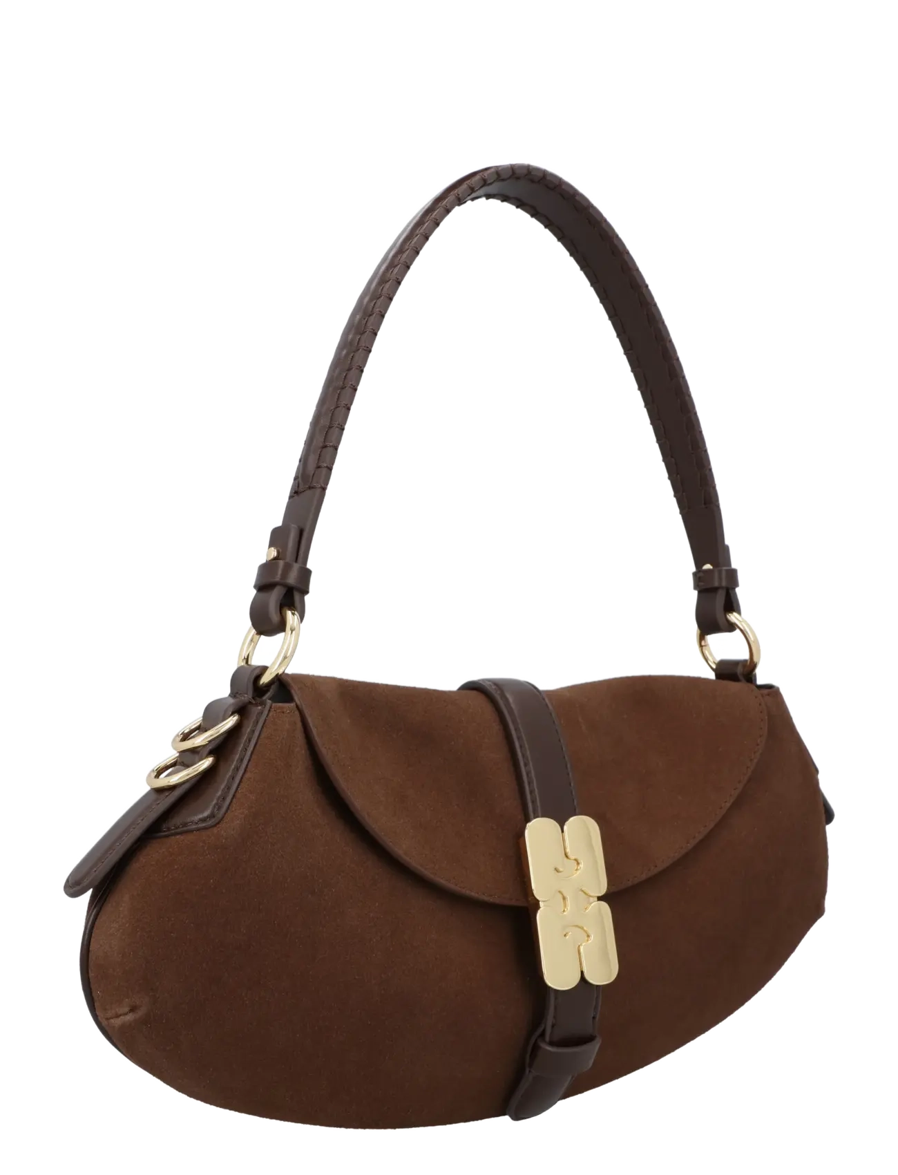 Ganni - B Kat Shoulder Bag - shoulder bags - brown - 1