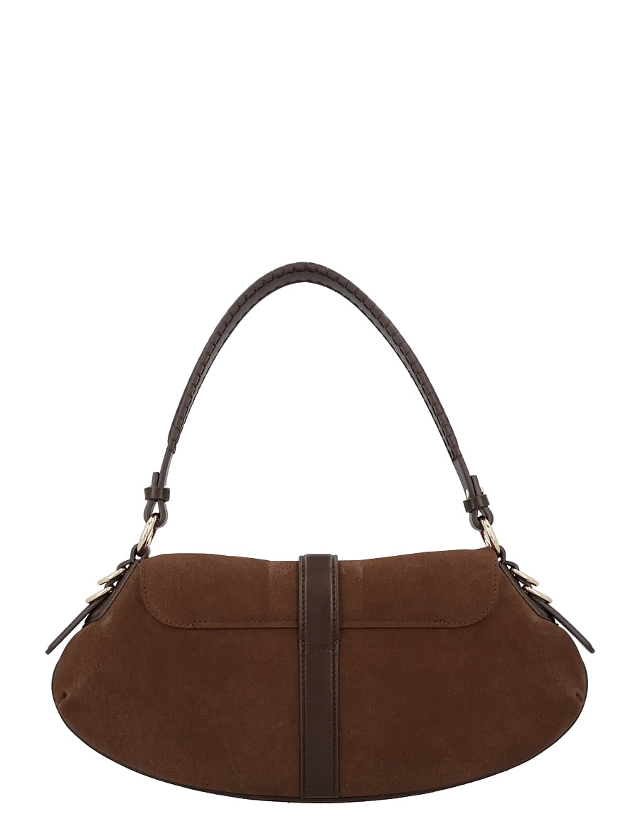 Ganni - B Kat Shoulder Bag - schultertaschen - brown - 2