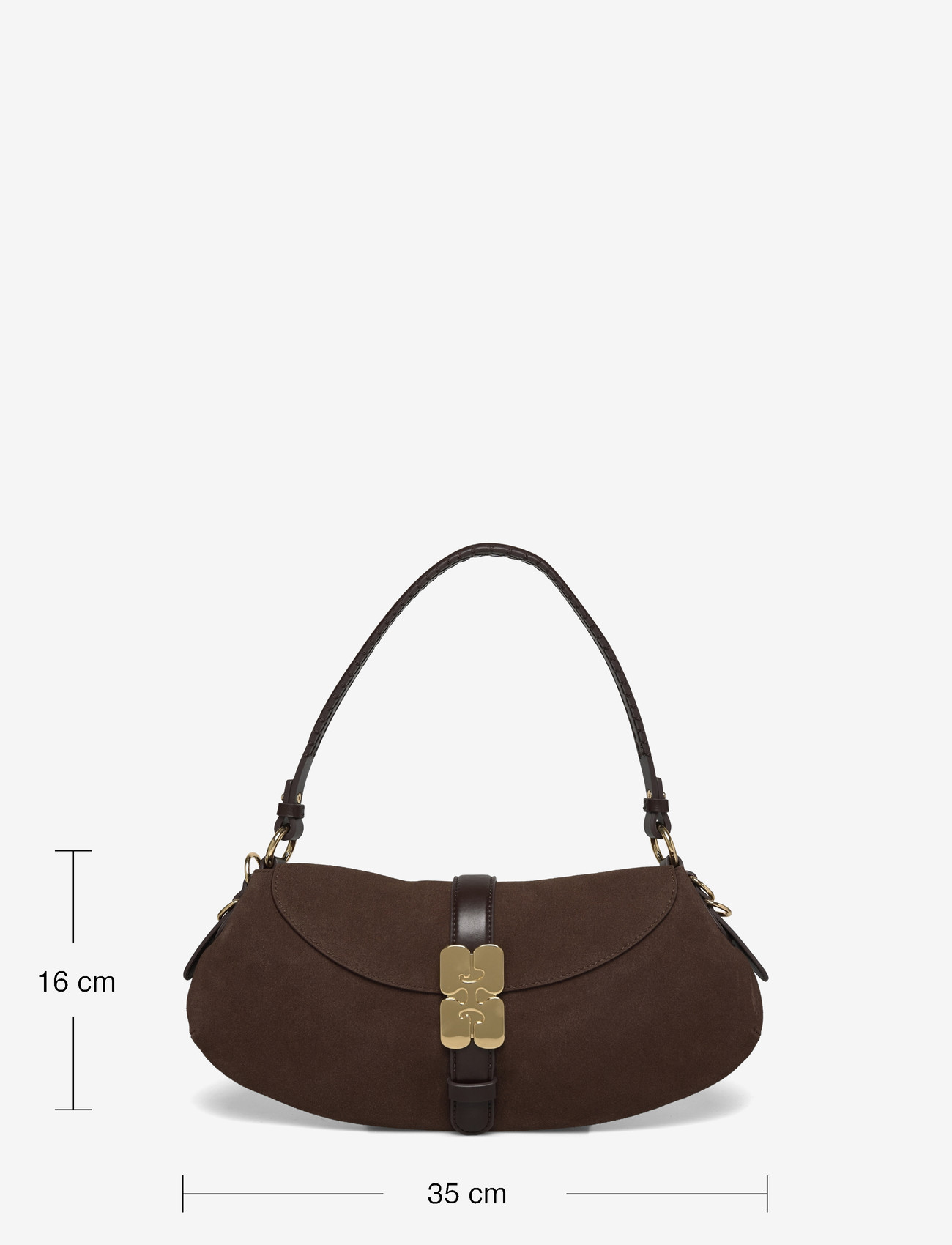 Ganni - B-Kat shoulder bag - sacs à bandoulière - brown - 3