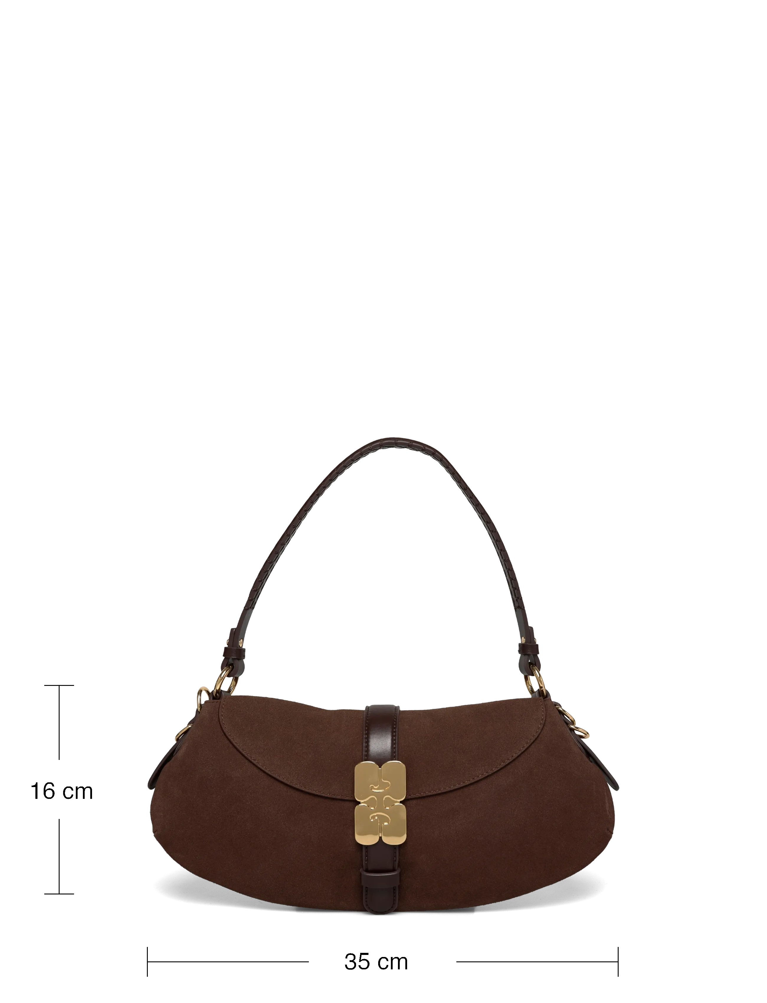 Ganni - B-Kat shoulder bag - brown - 3