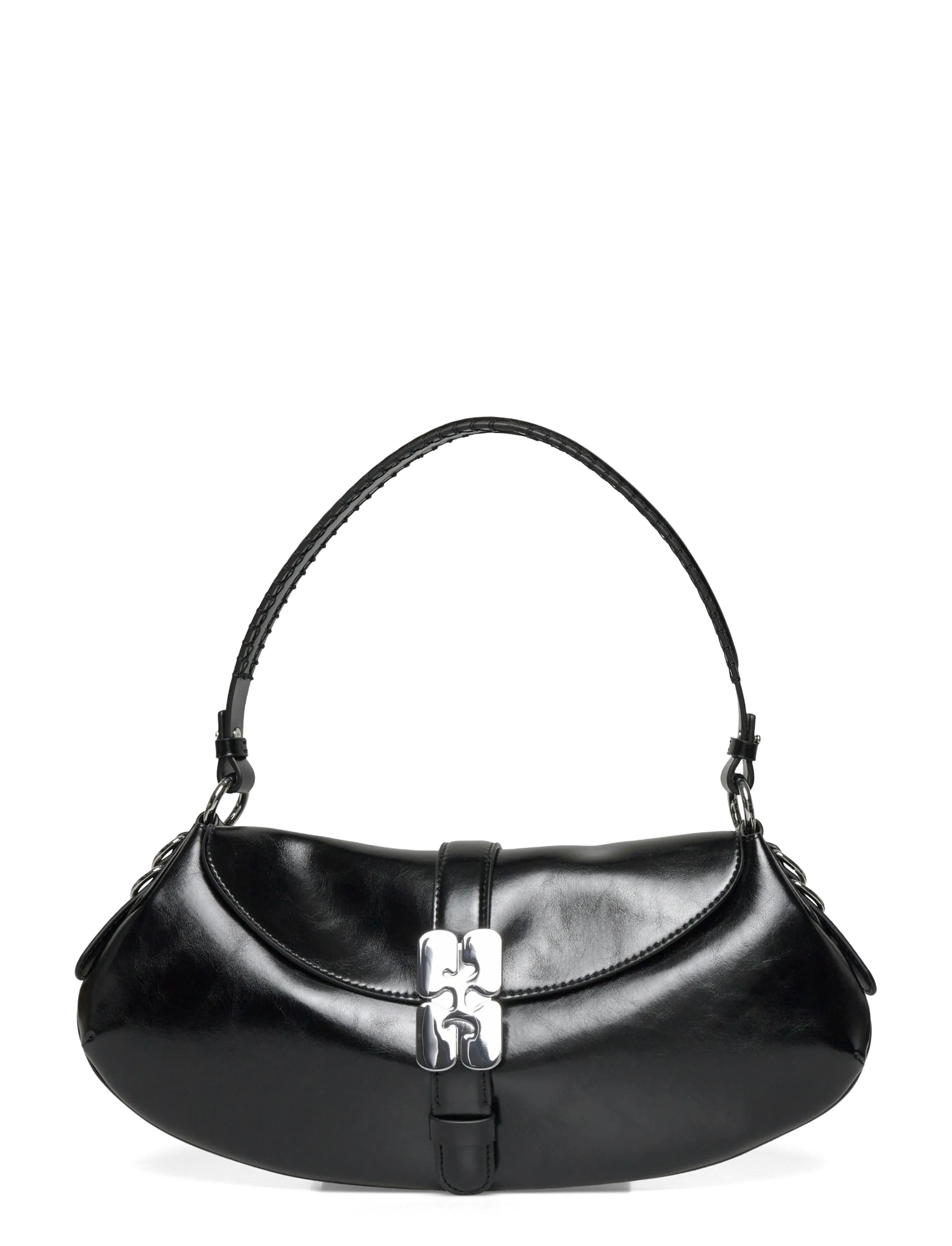Ganni B Kat Shoulder Bag, One Size, Bags, Schwarz - Small Bags-crossbody Frauen