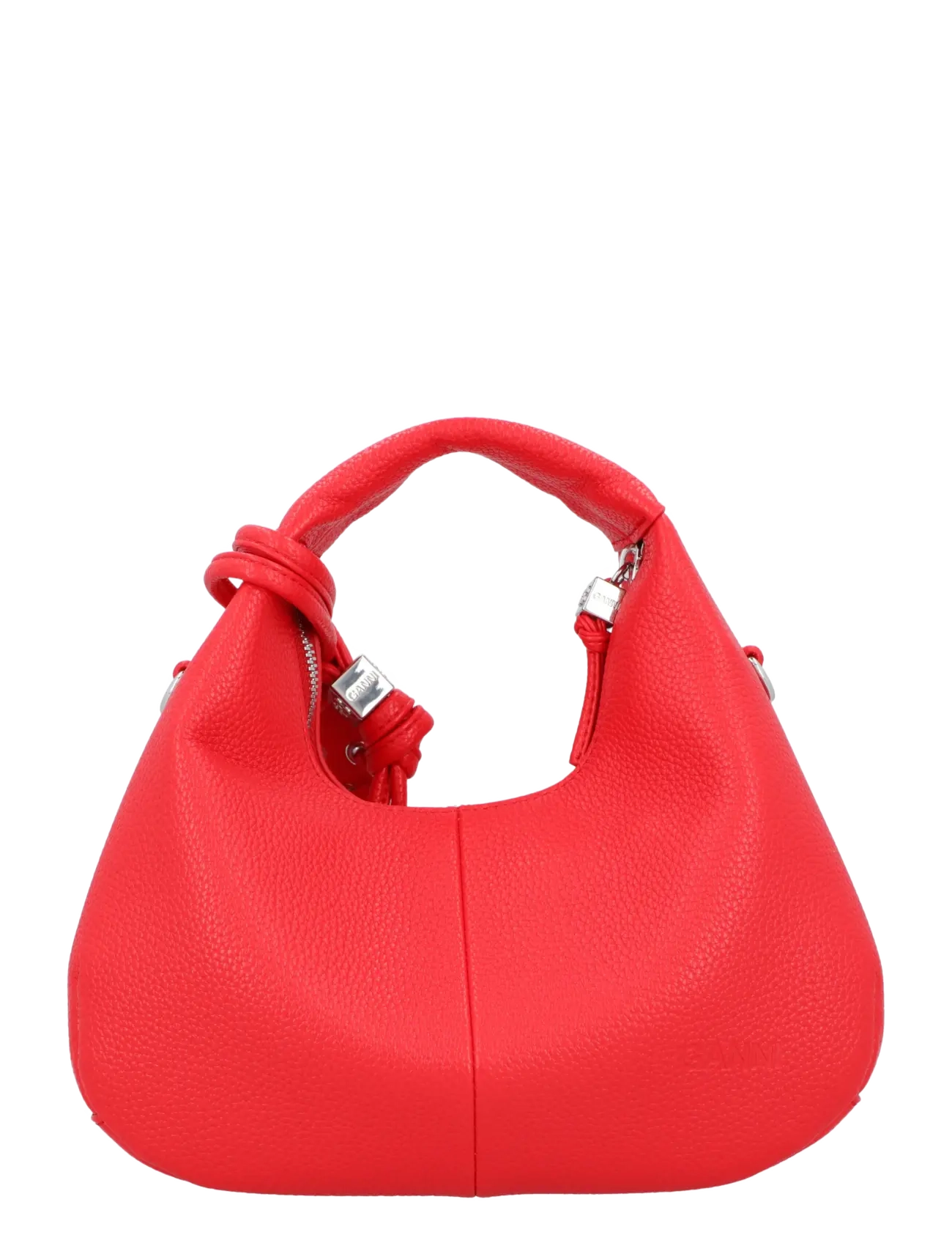 Ganni - Mini Hobo Bag - red - 1