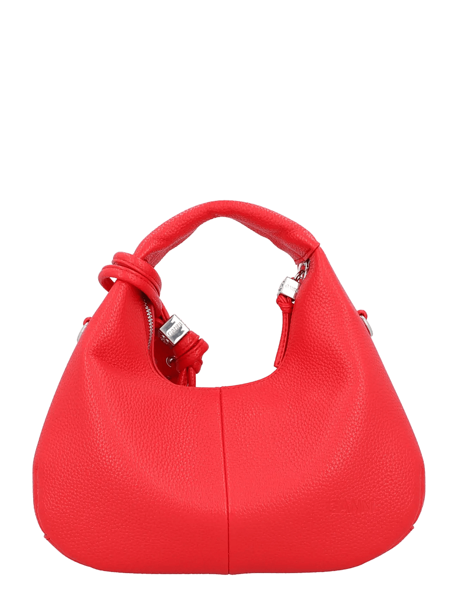 Ganni - Mini Hobo Bag - red - 1