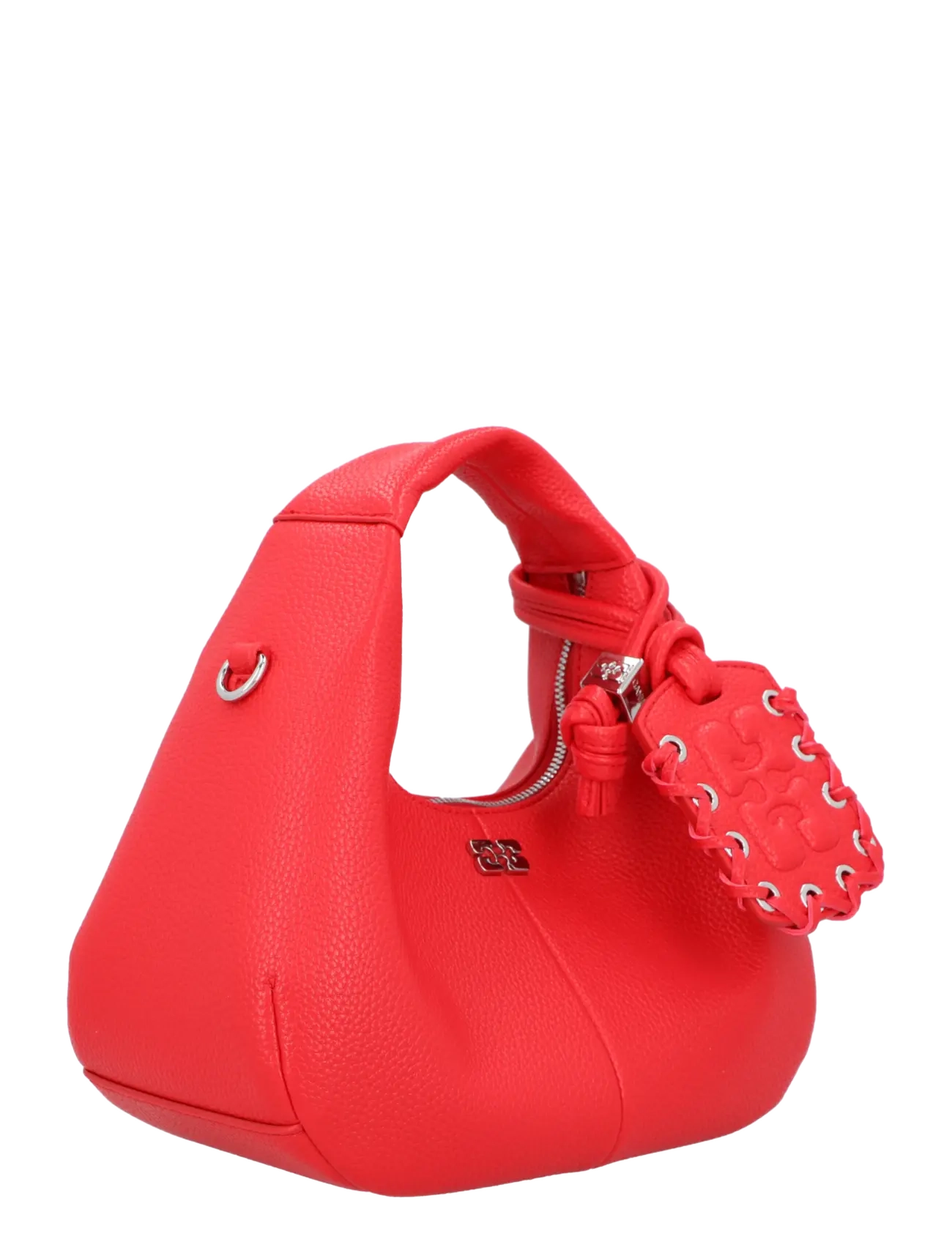 Ganni - Mini Hobo Bag - red - 2