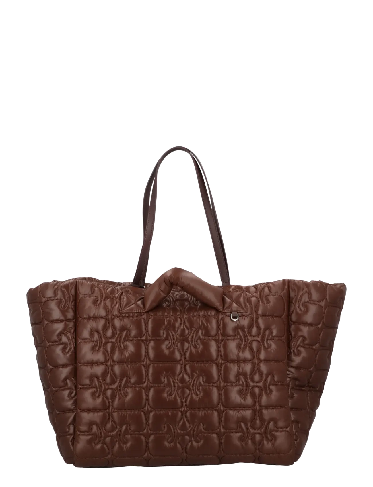 Ganni Quilted Re Tech Xxl Tote - Taschen - CHICORY COFFEE / brown