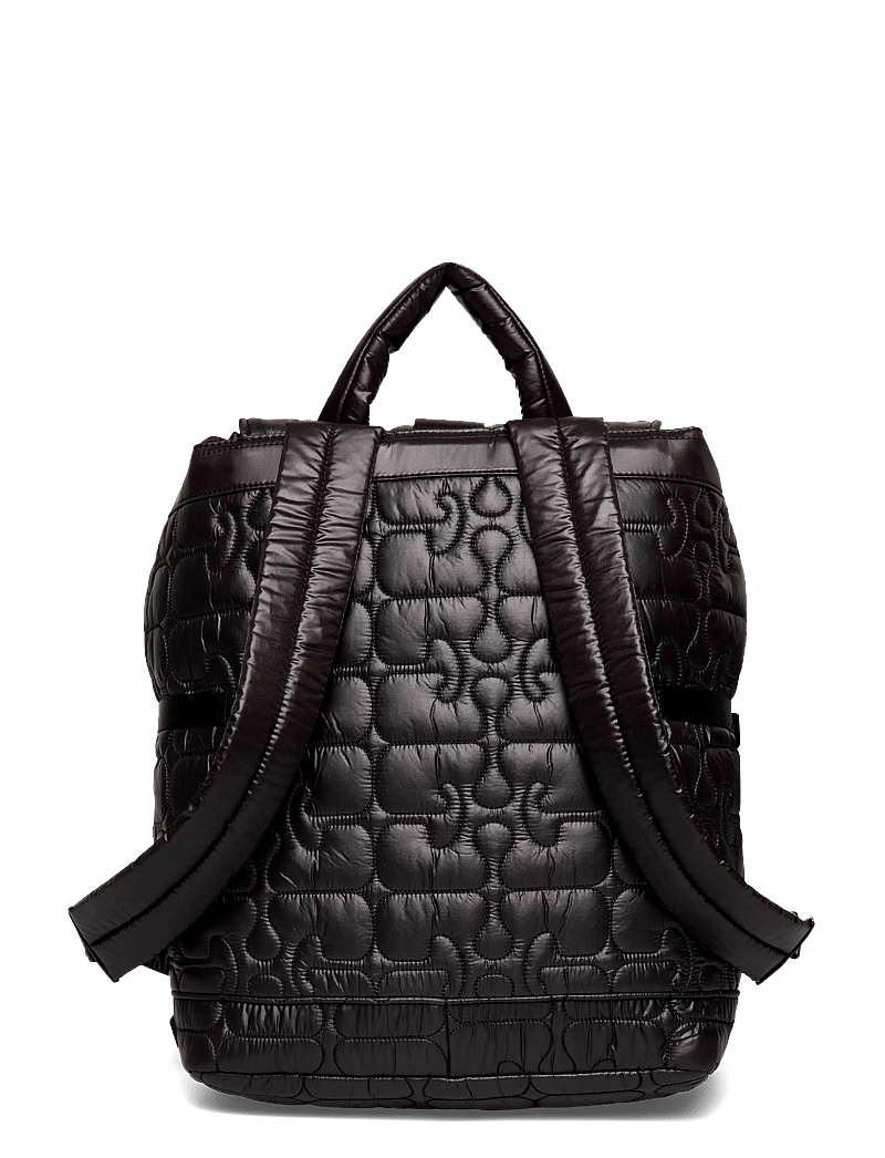 Ganni - Re-Tech Quilted Backpack - seljakotid - black - 1