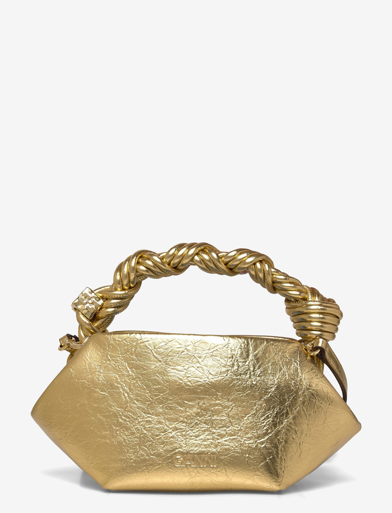 Ganni - Metallic Mini Bou Bag - gold - 1