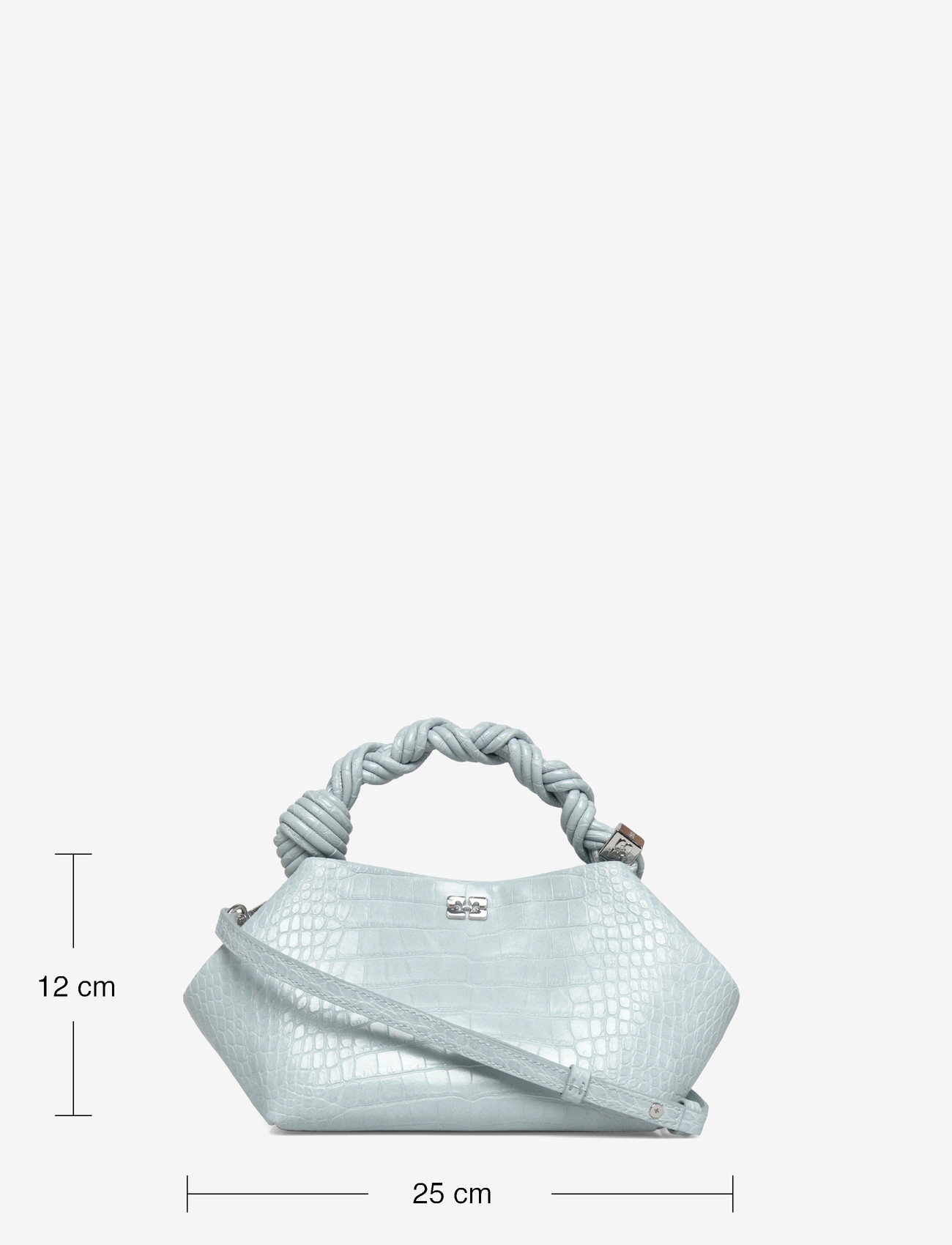 Ganni - Bou Small Croco - særlige begivenheder - blue - 3
