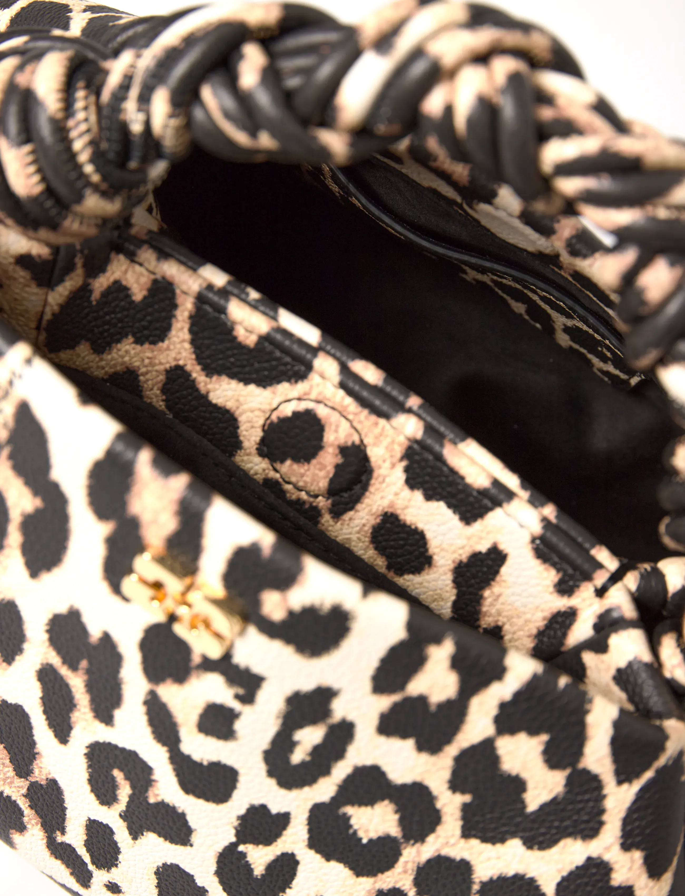 Ganni - Leopard Grained Small Bou Bag - brown - 5