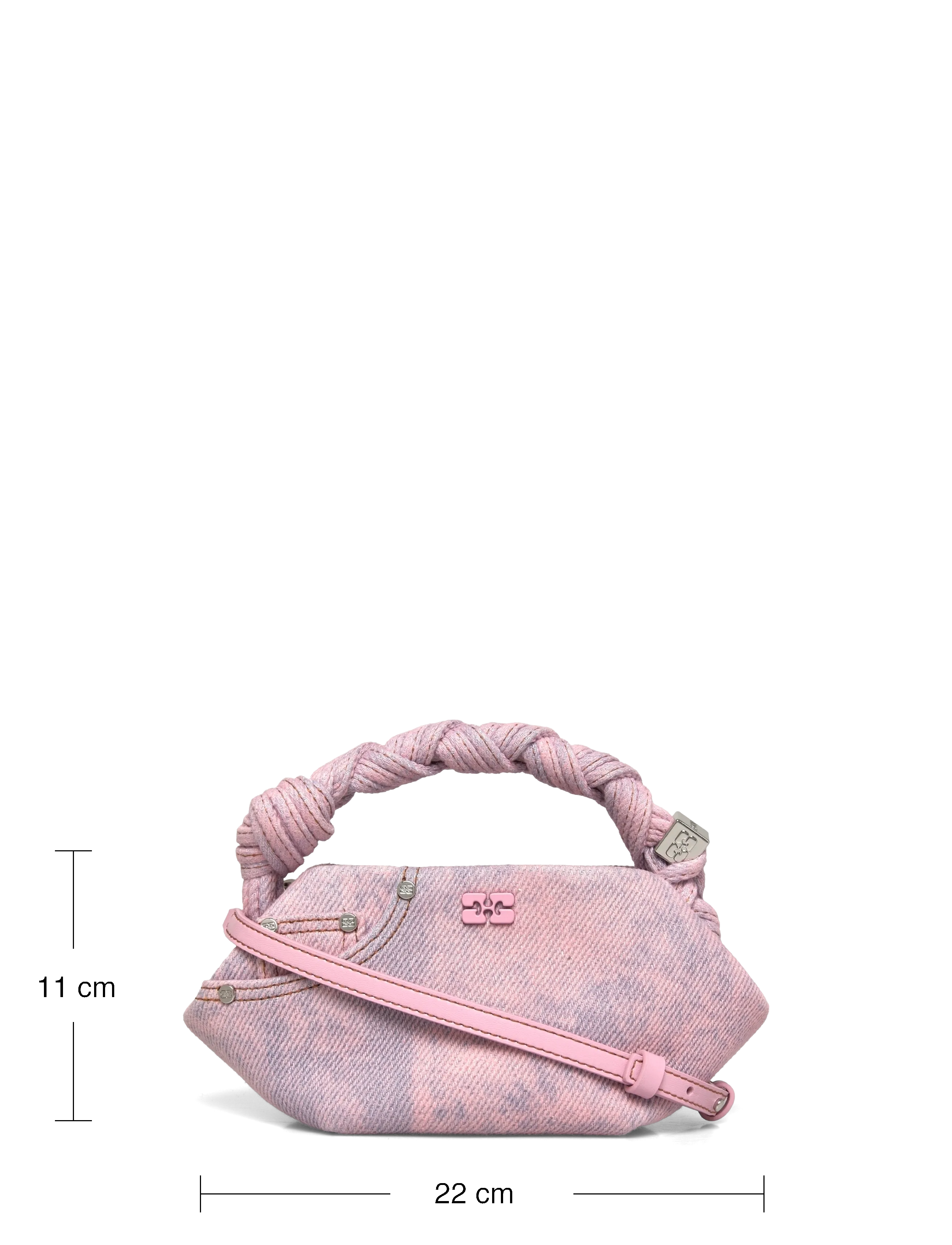 Ganni - Mini Bou Bag cameo pink - Īpaši notikumi - pink - 3
