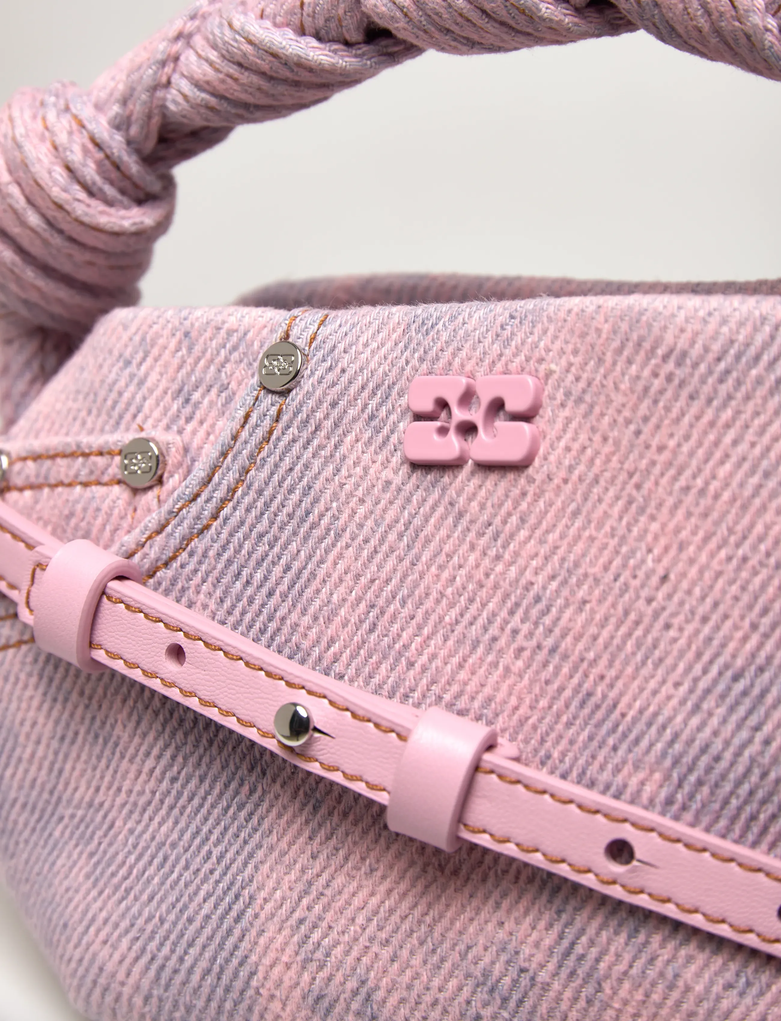 Ganni - Mini Bou Bag cameo pink - Īpaši notikumi - pink - 4