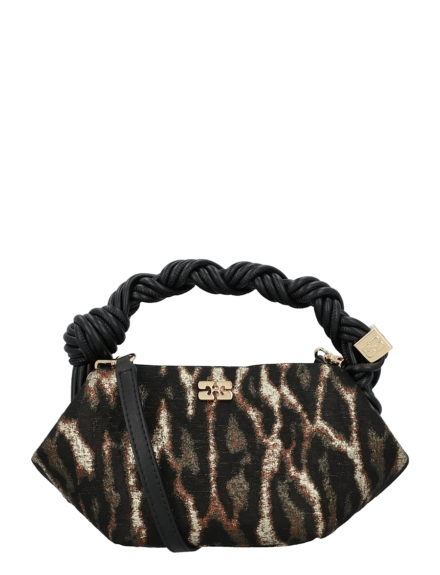 Ganni - Animal Print Tote Bag - alltags-style - multicolored - 0