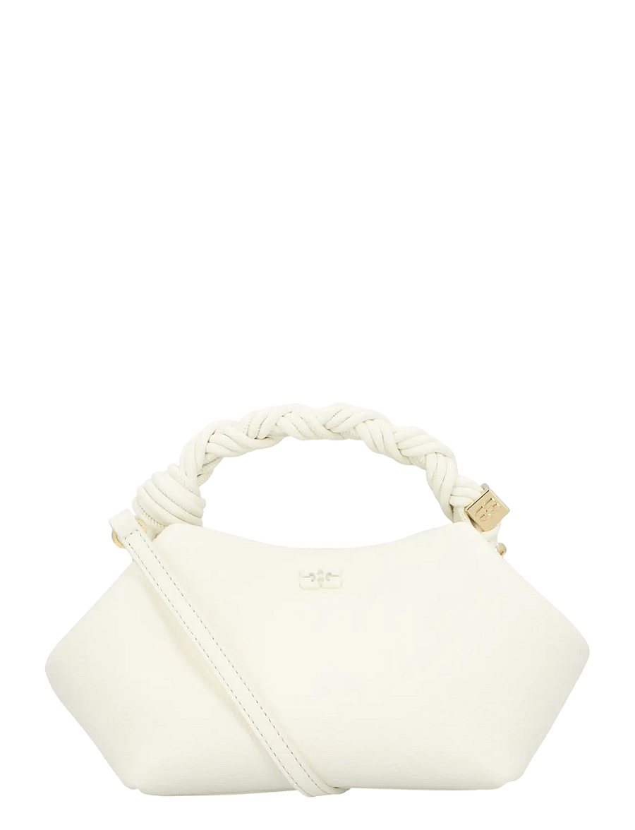 Ganni - Bou Top Handle Bag - konfirmation - white - 0