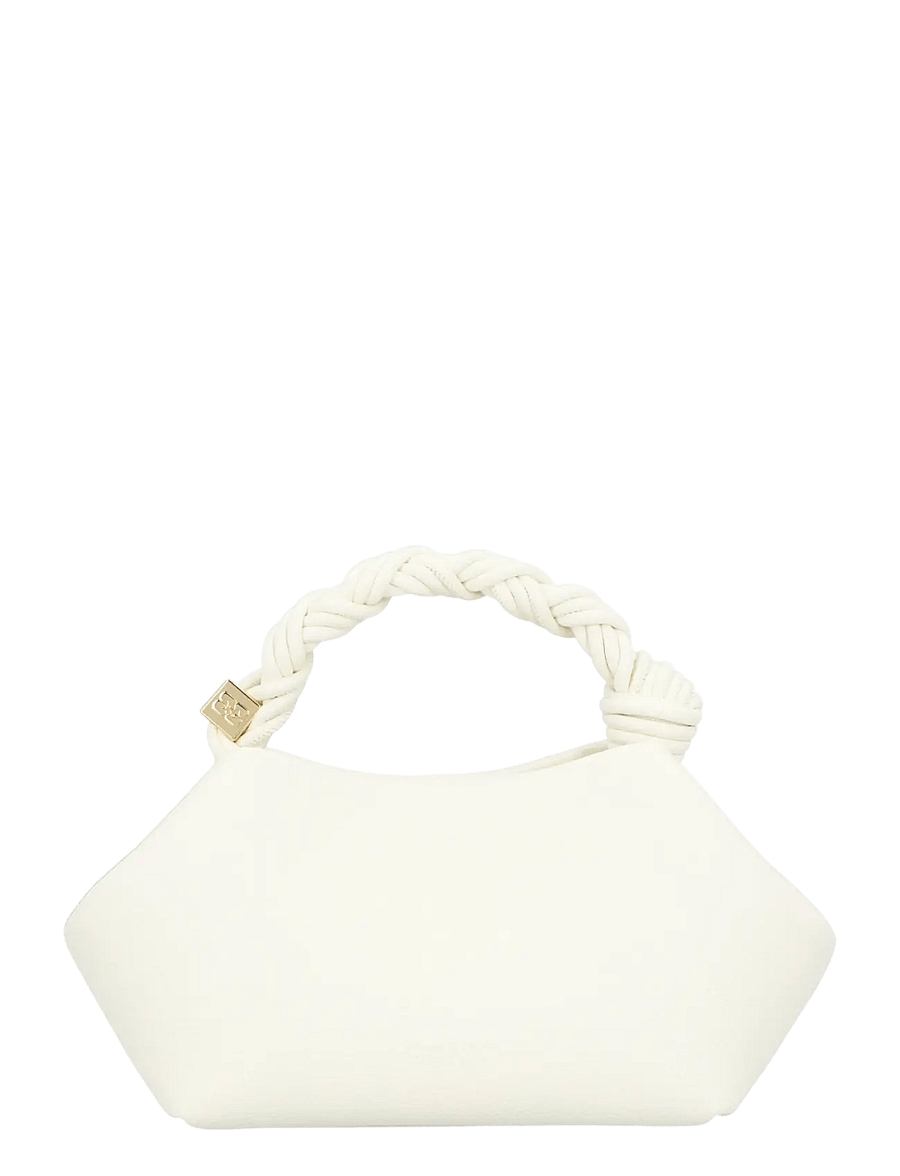 Ganni - Bou Top Handle Bag - konfirmation - white - 2