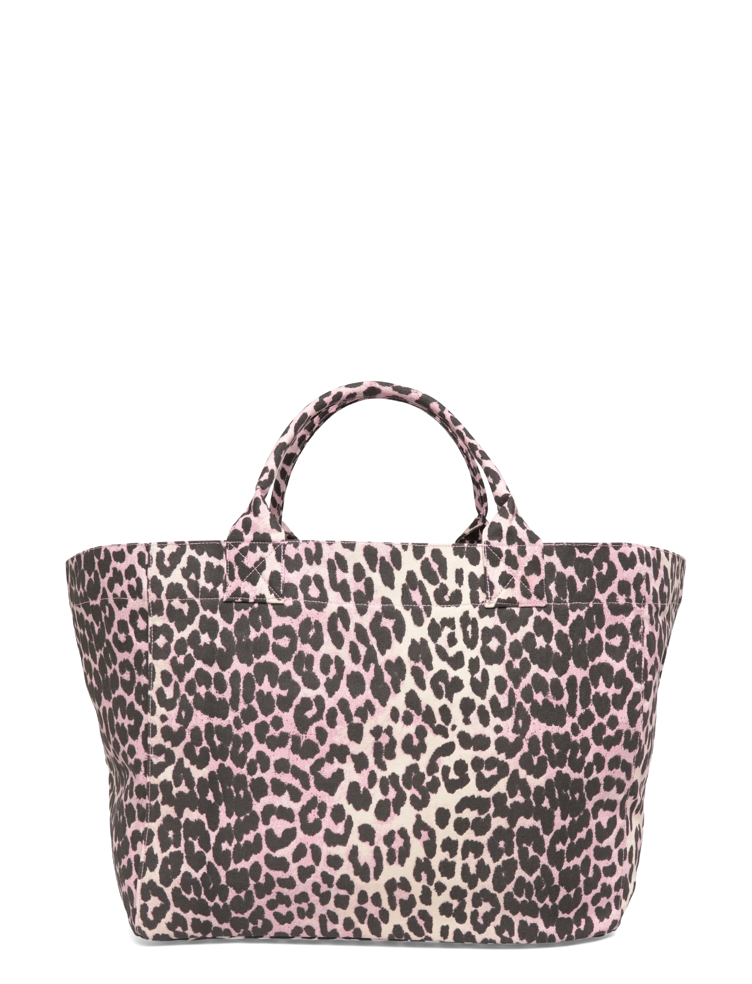 Ganni - Leopard Sequin XXL Tote bag - tote bags - brown - 1