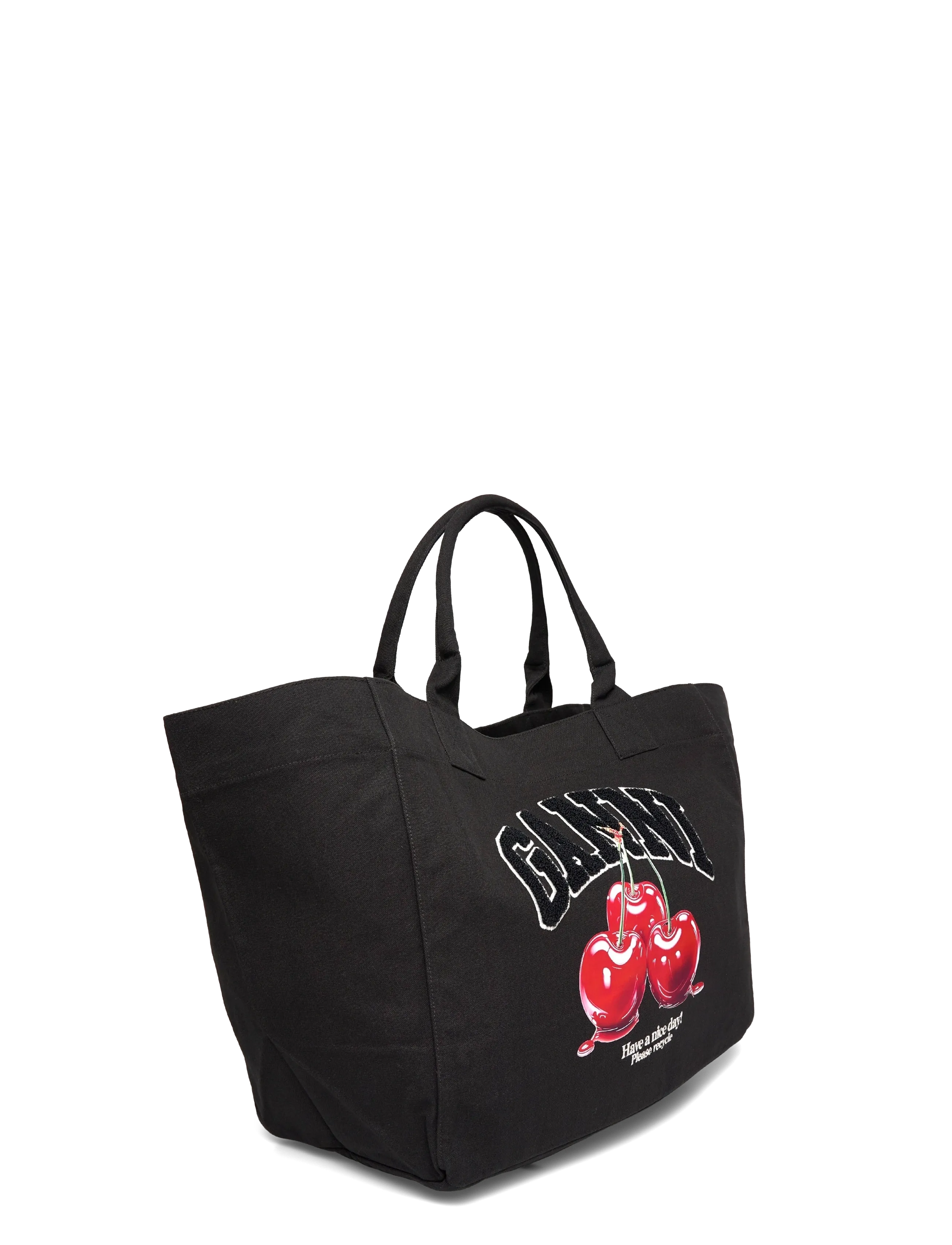 Ganni - Black Cherry Tote Bag - shopper - black - 2