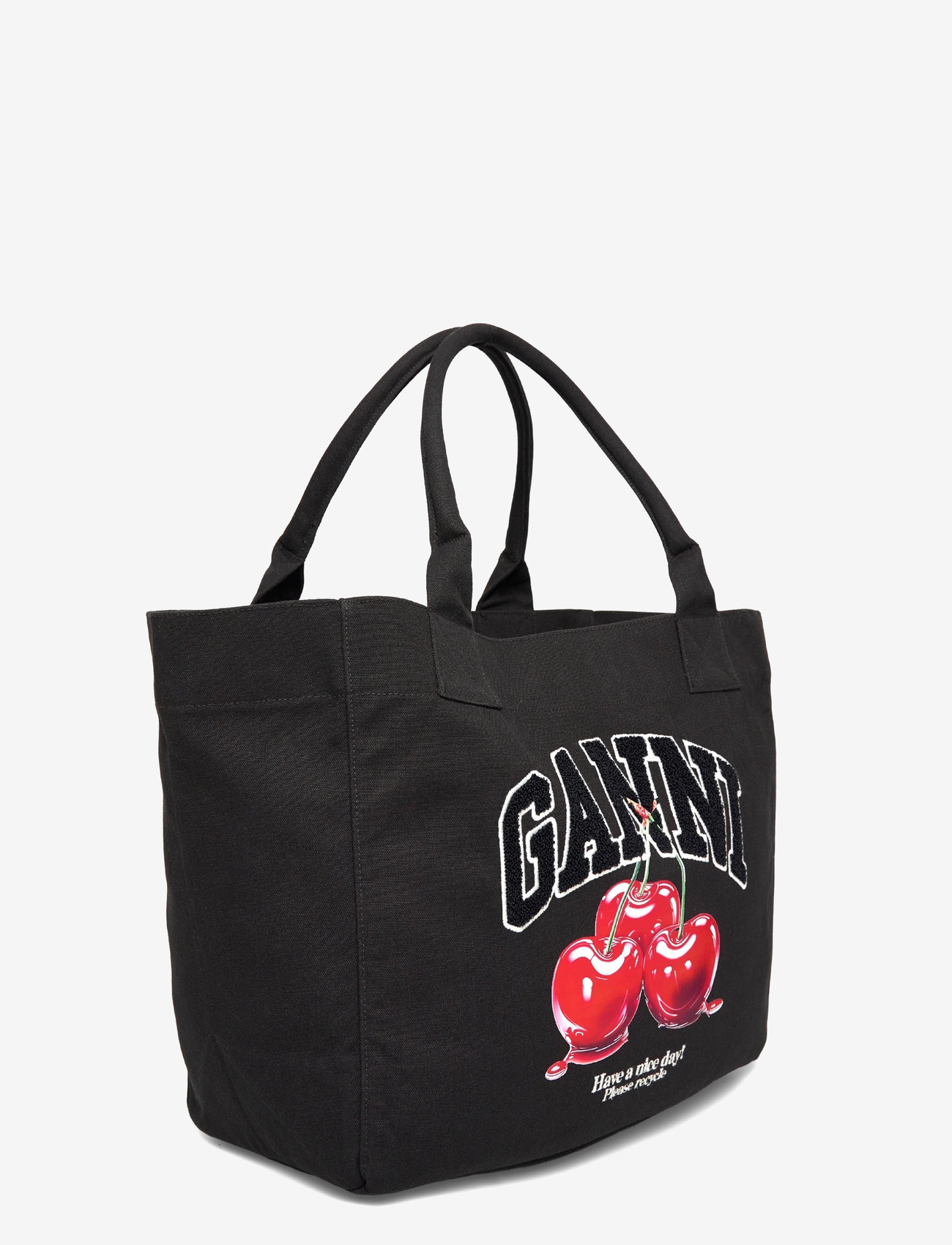 Ganni - Black Cherry Tote Bag - black - 2