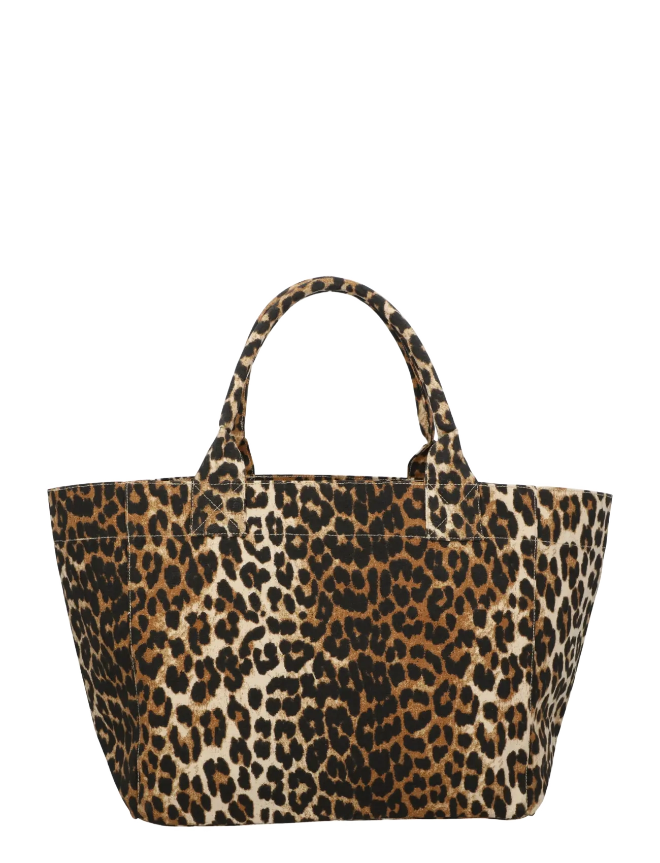 Ganni - Medium Trapeze Shopper Printed - shopper - beige - 1