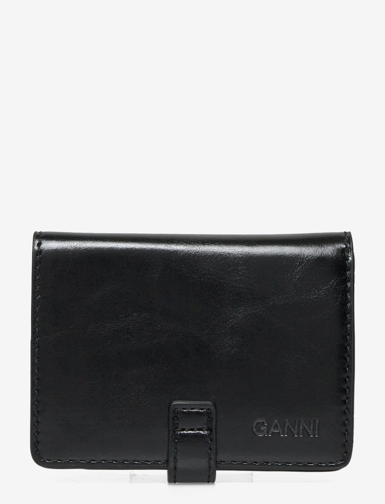 Ganni - Slim Card Holder Box - etui na karty kredytowe - black - 1