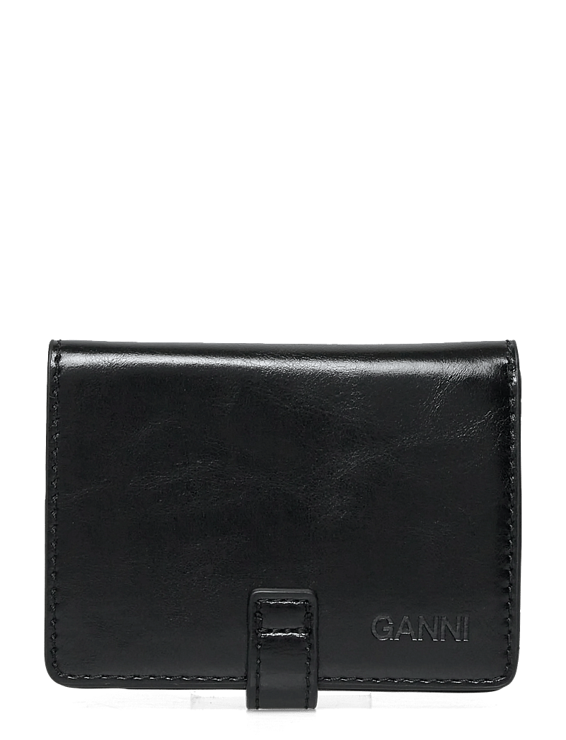 Ganni - Slim Card Holder Box - etui na karty kredytowe - black - 1