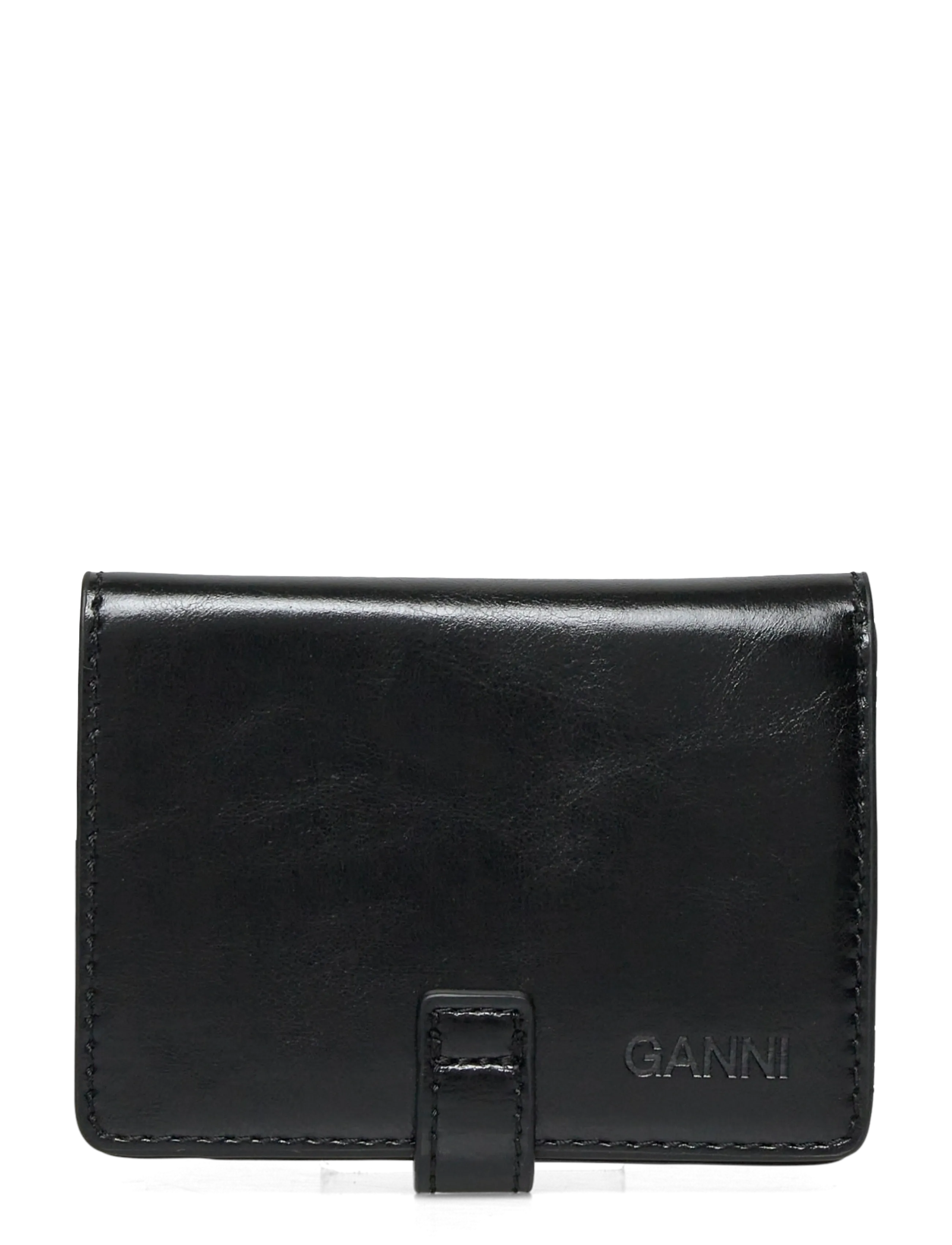 Ganni - Slim Card Holder Box - kartenetuis - black - 1