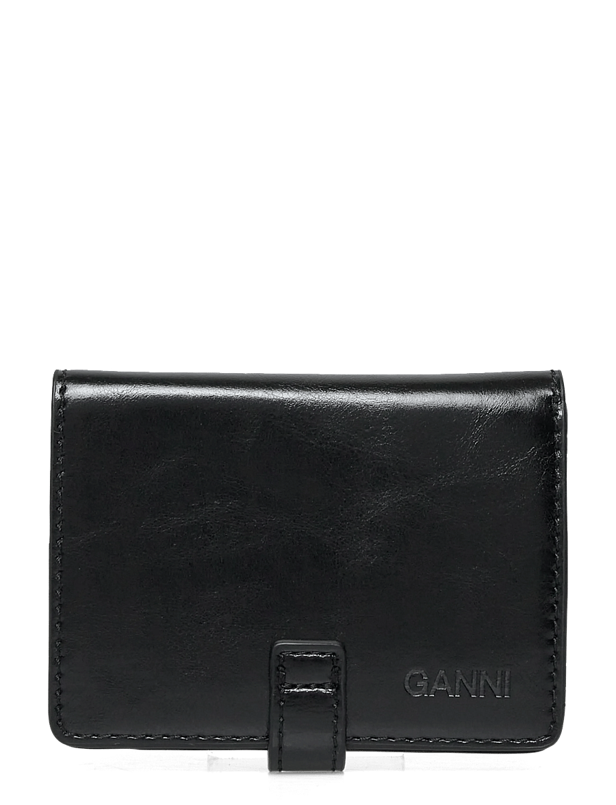 Ganni - Slim Card Holder Box - kartenetuis - black - 1
