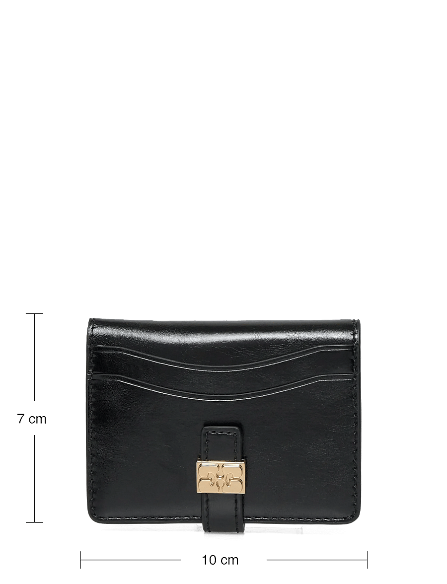 Ganni - Slim Card Holder Box - kartenetuis - black - 3