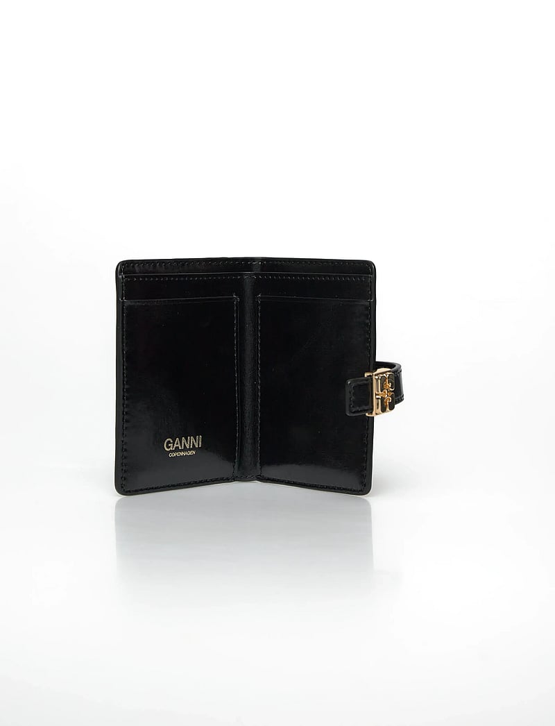 Ganni - Slim Card Holder Box - etui na karty kredytowe - black - 4