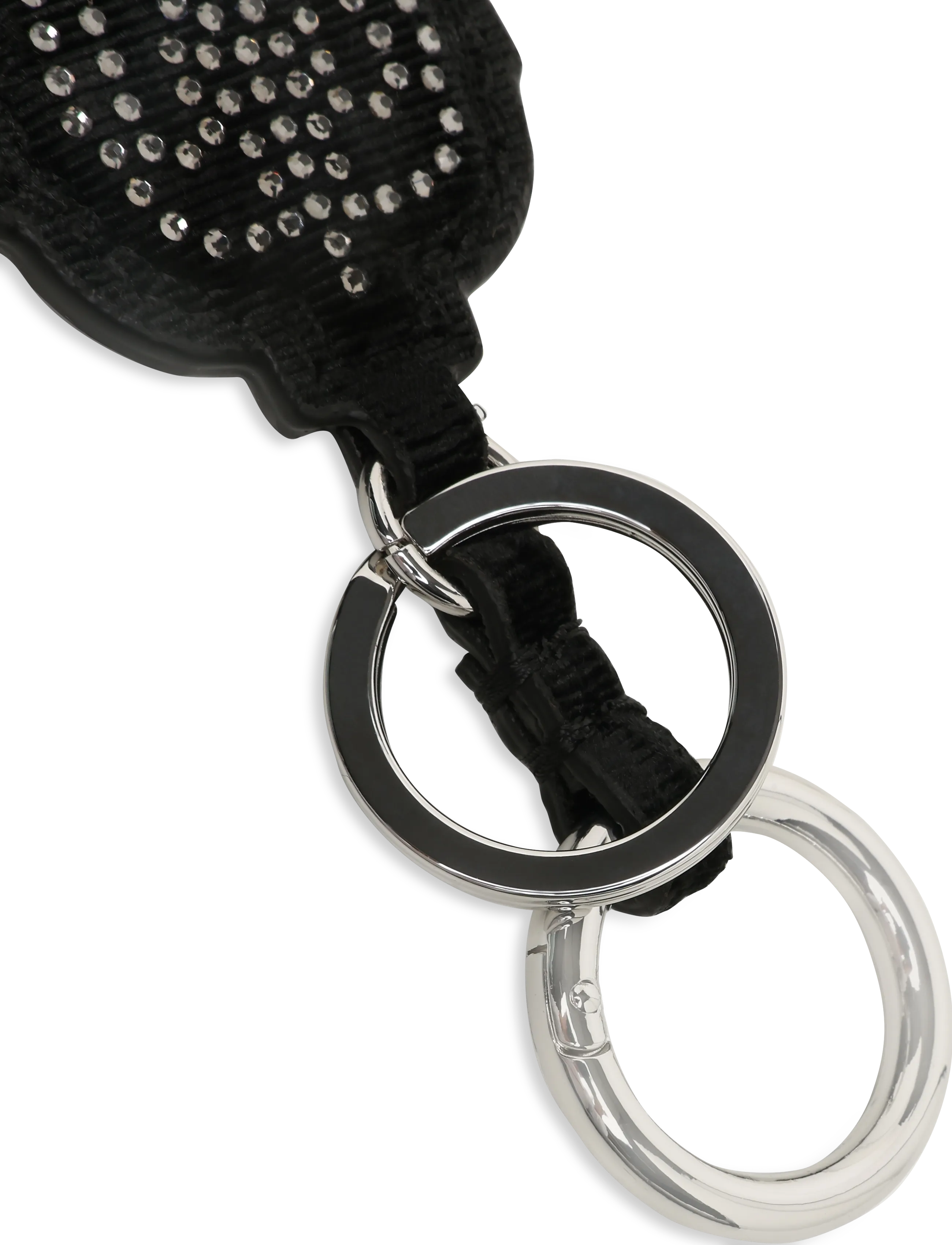 Ganni - Sue Slim Card Holder In Black - nyckelringar & bag charms - black - 2