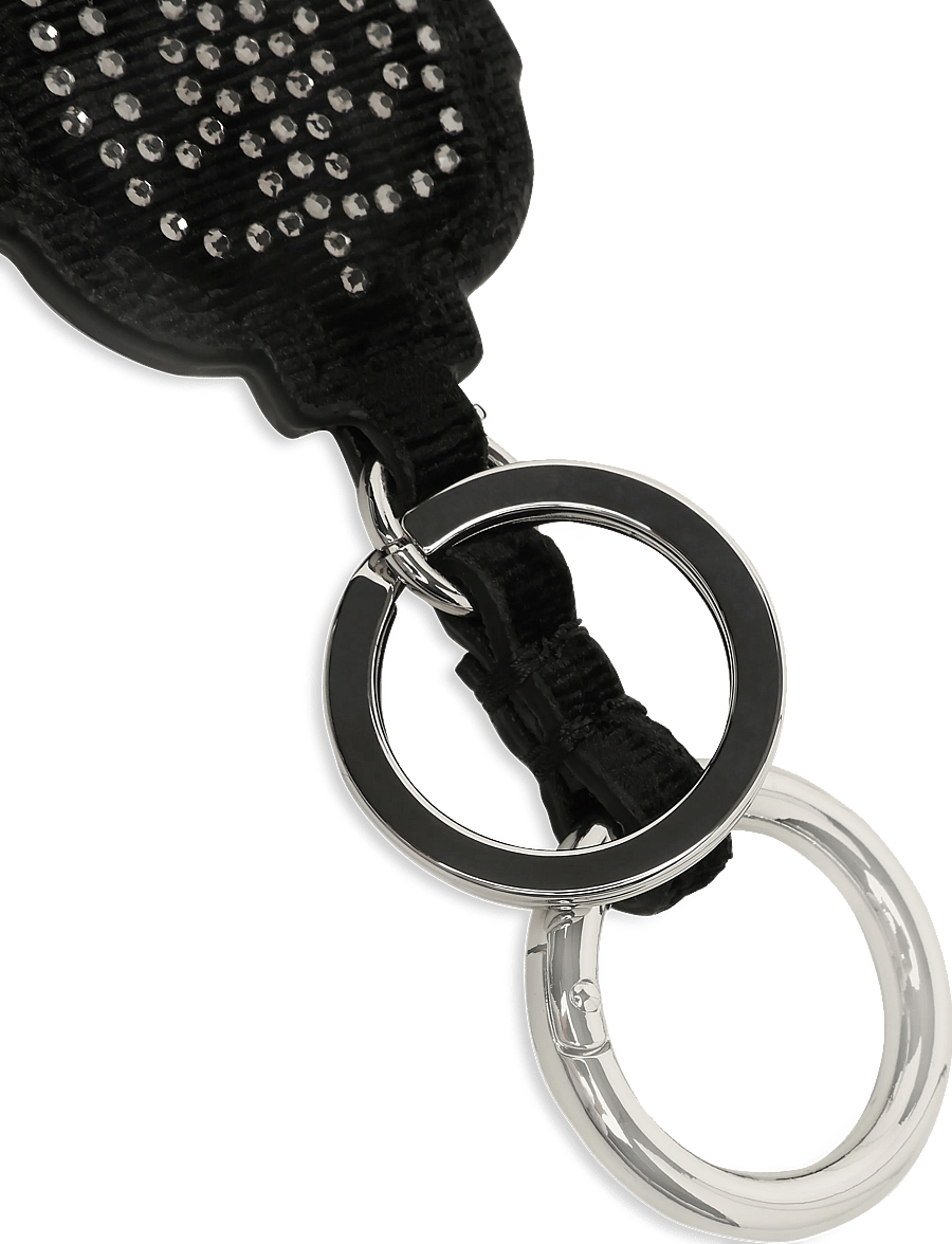 Ganni - Sue Slim Card Holder In Black - nyckelringar & bag charms - black - 2