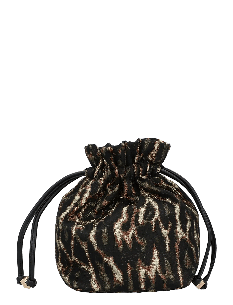 Ganni - Printed Recycled Nylon Bou Bucket Pouch - bucket bags - multicolored - 1