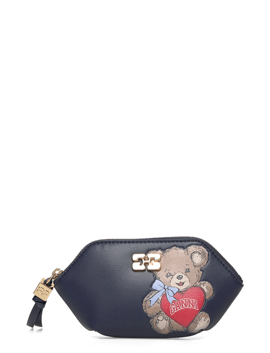 Ganni - Bou Coin Purse Bear - portemonnees - multicolored - 0