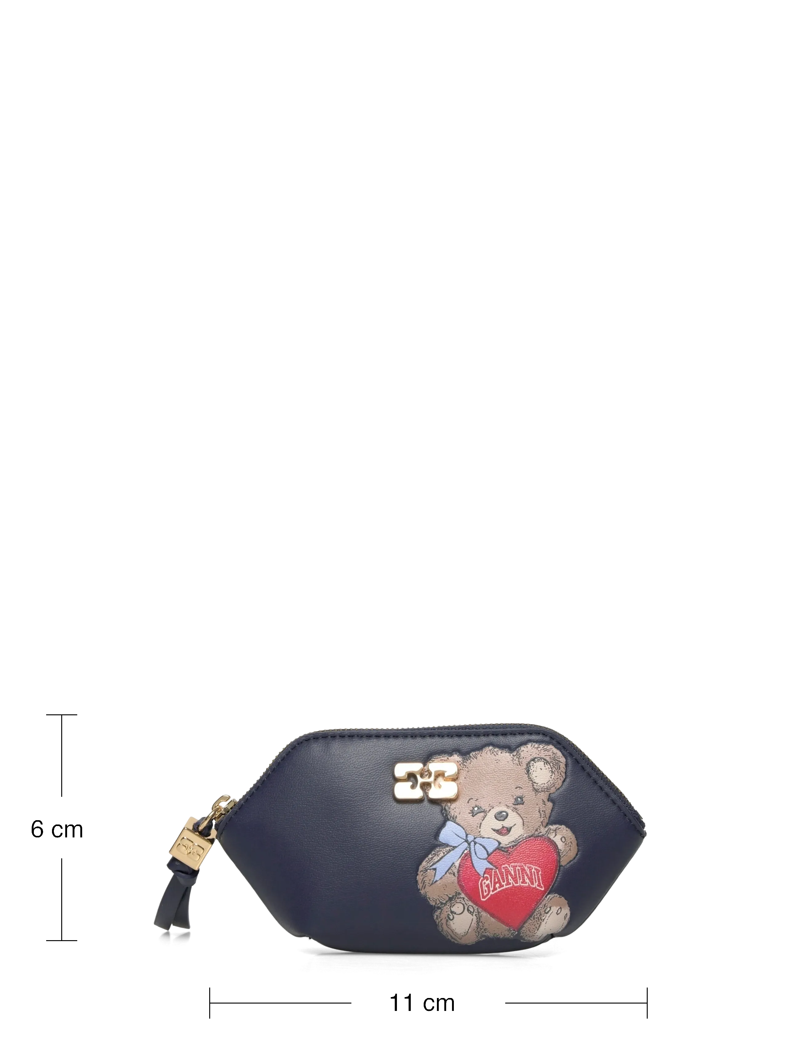 Ganni - Bou Coin Purse Bear - portemonnees - multicolored - 3