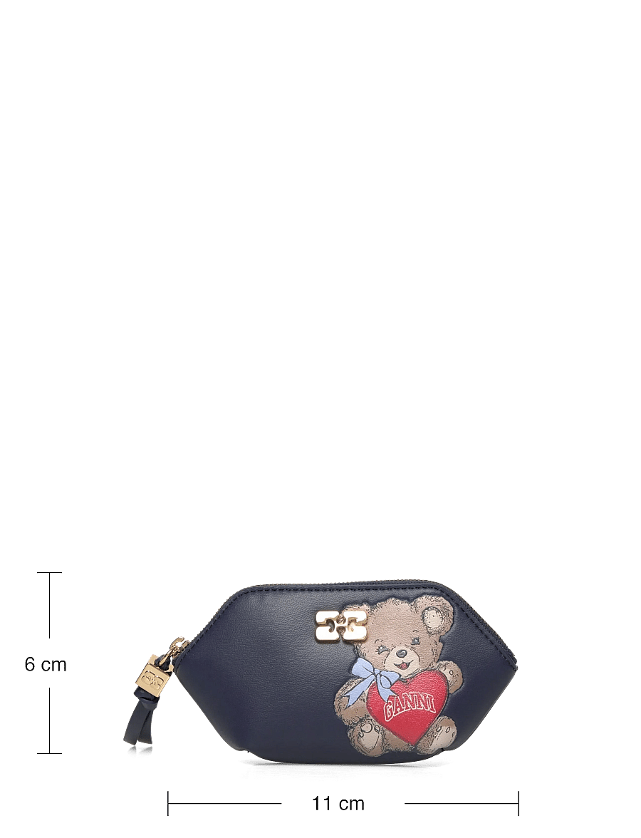 Ganni - Bou Coin Purse Bear - portemonnees - multicolored - 3