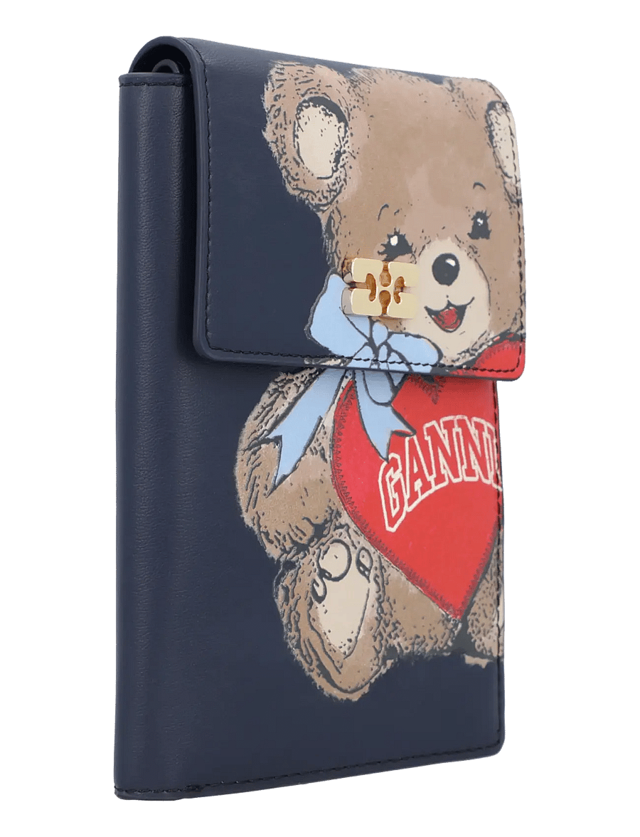 Ganni - Printed Wallet - portemonnaies - multicolored - 1