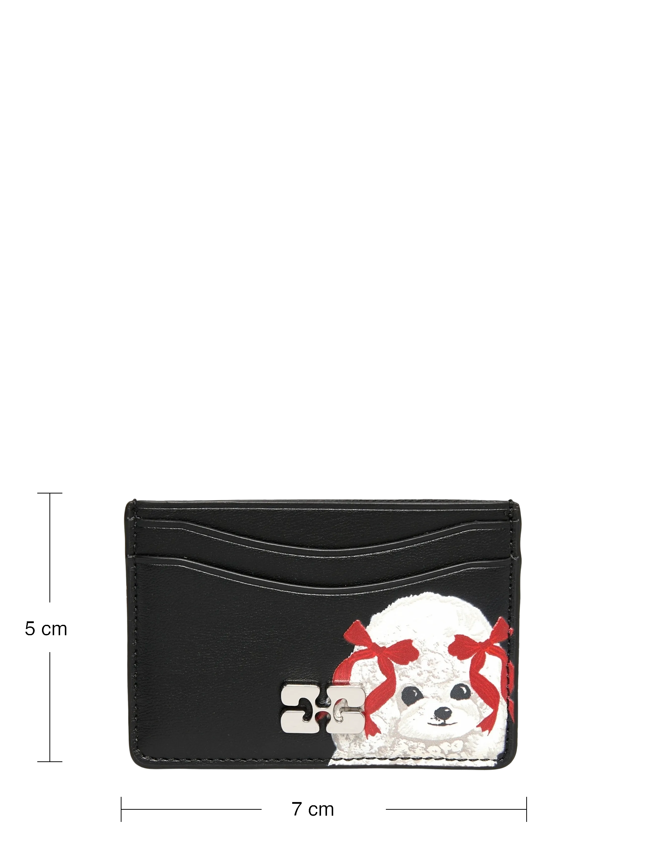 Ganni - Bou Poodle Card Holder - multicolored - 3