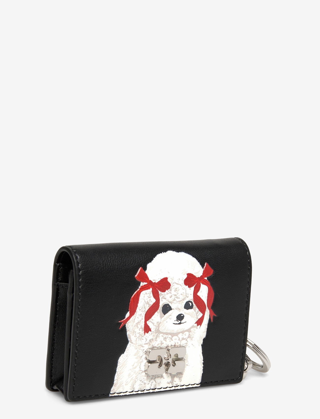 Ganni - Dog Appliqué Card Holder - kaarditaskud - multicolored - 2